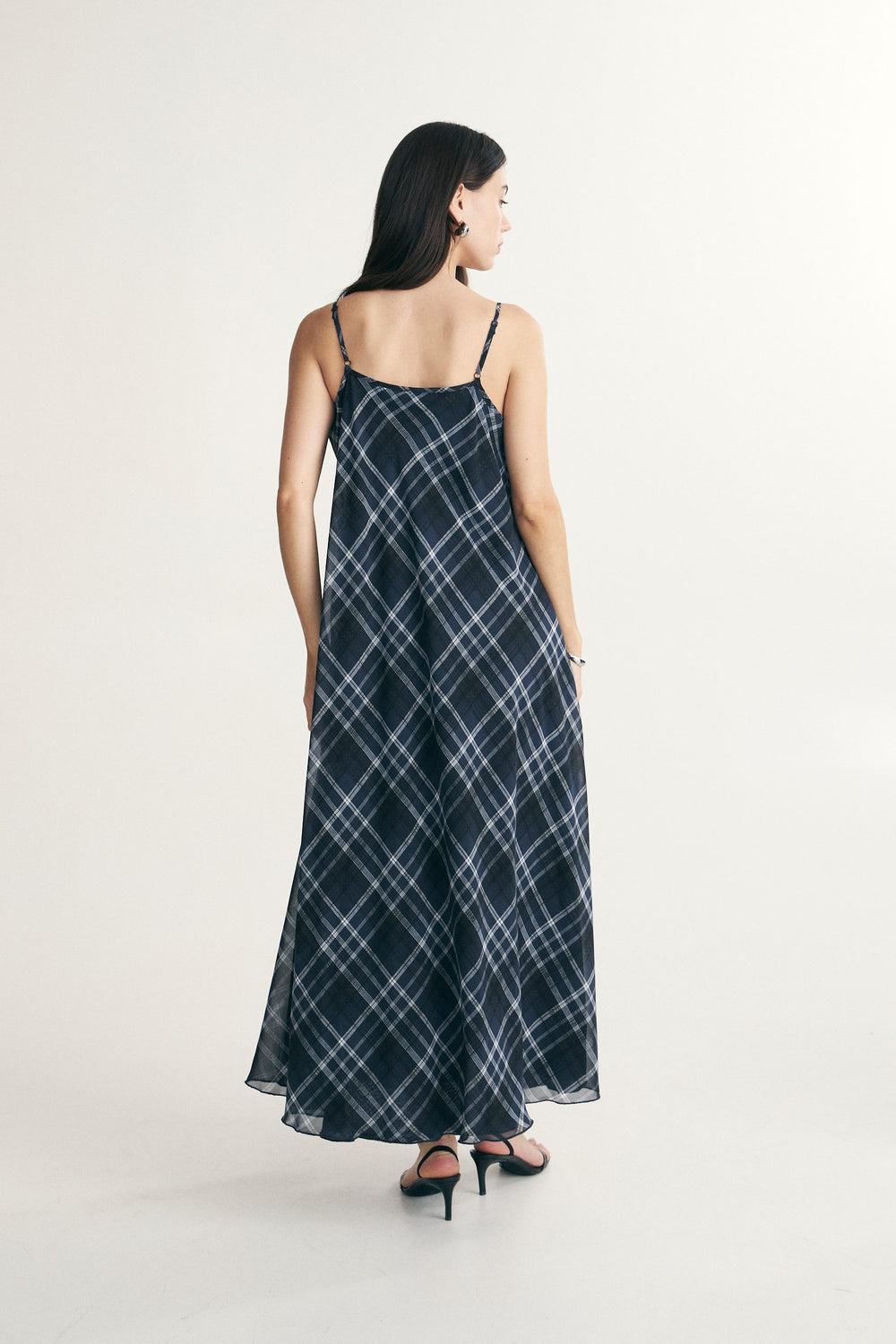 Plaid maxi dress