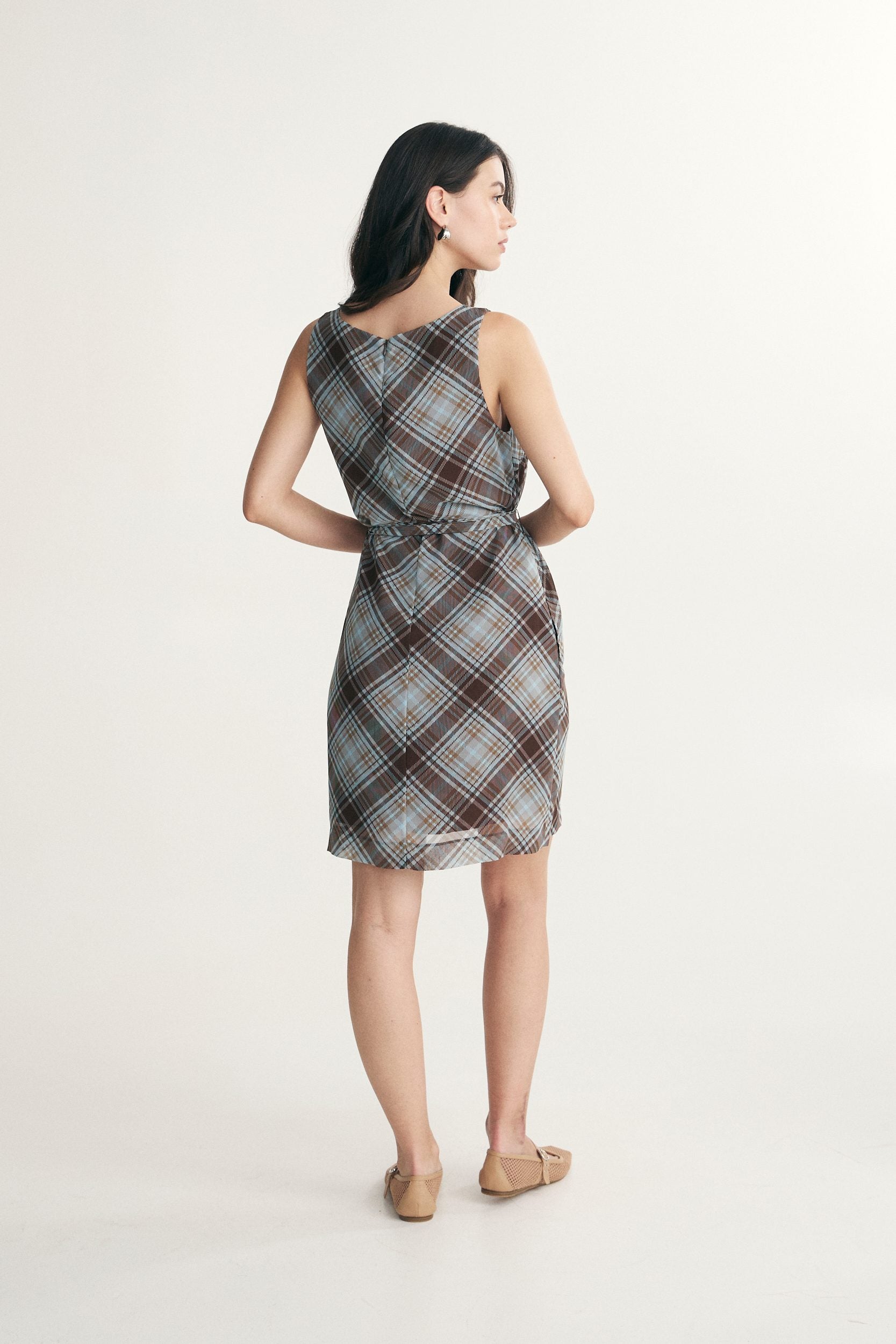 Robe à carreaux ligne A