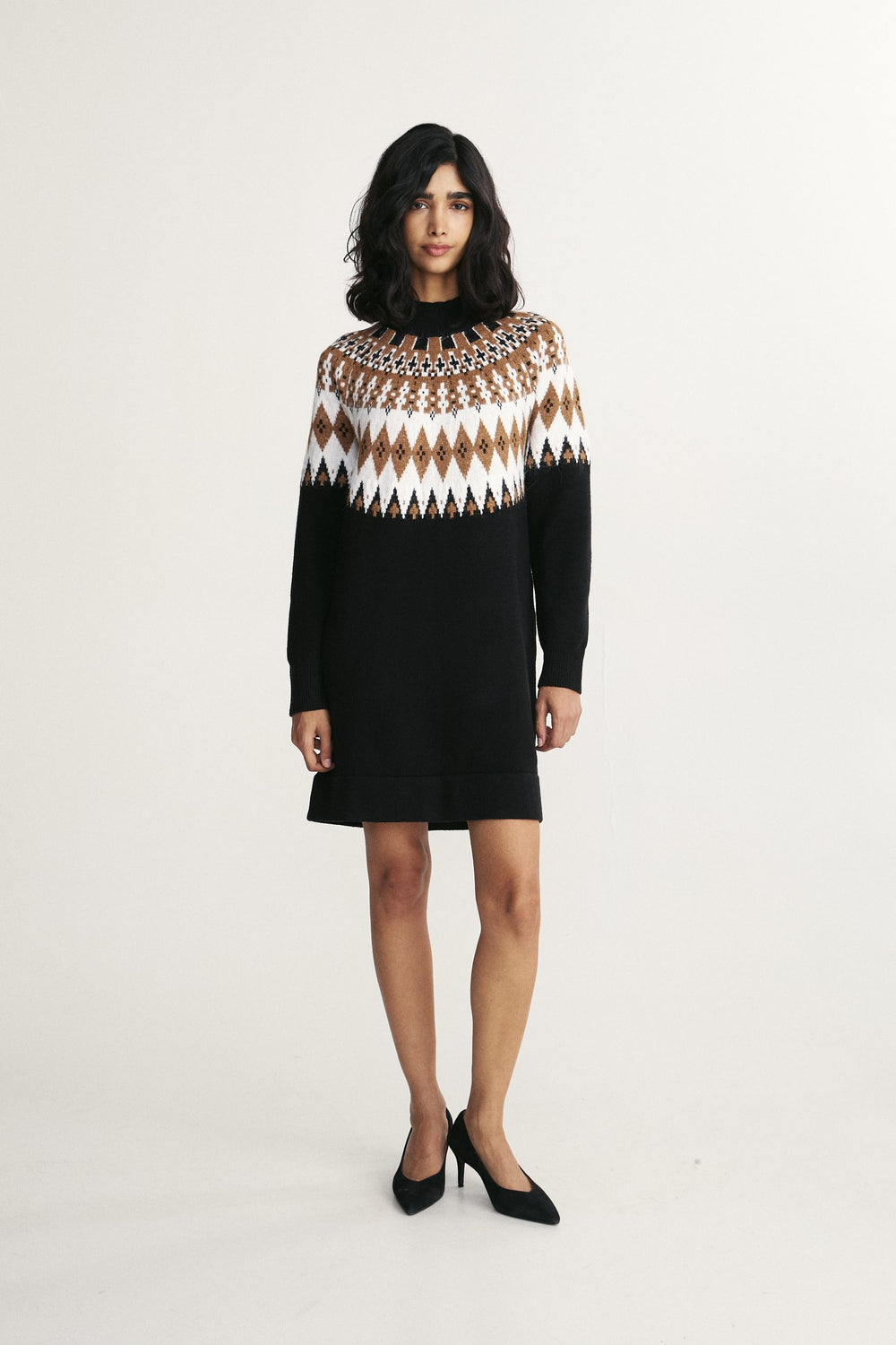 Fairisle knit dress
