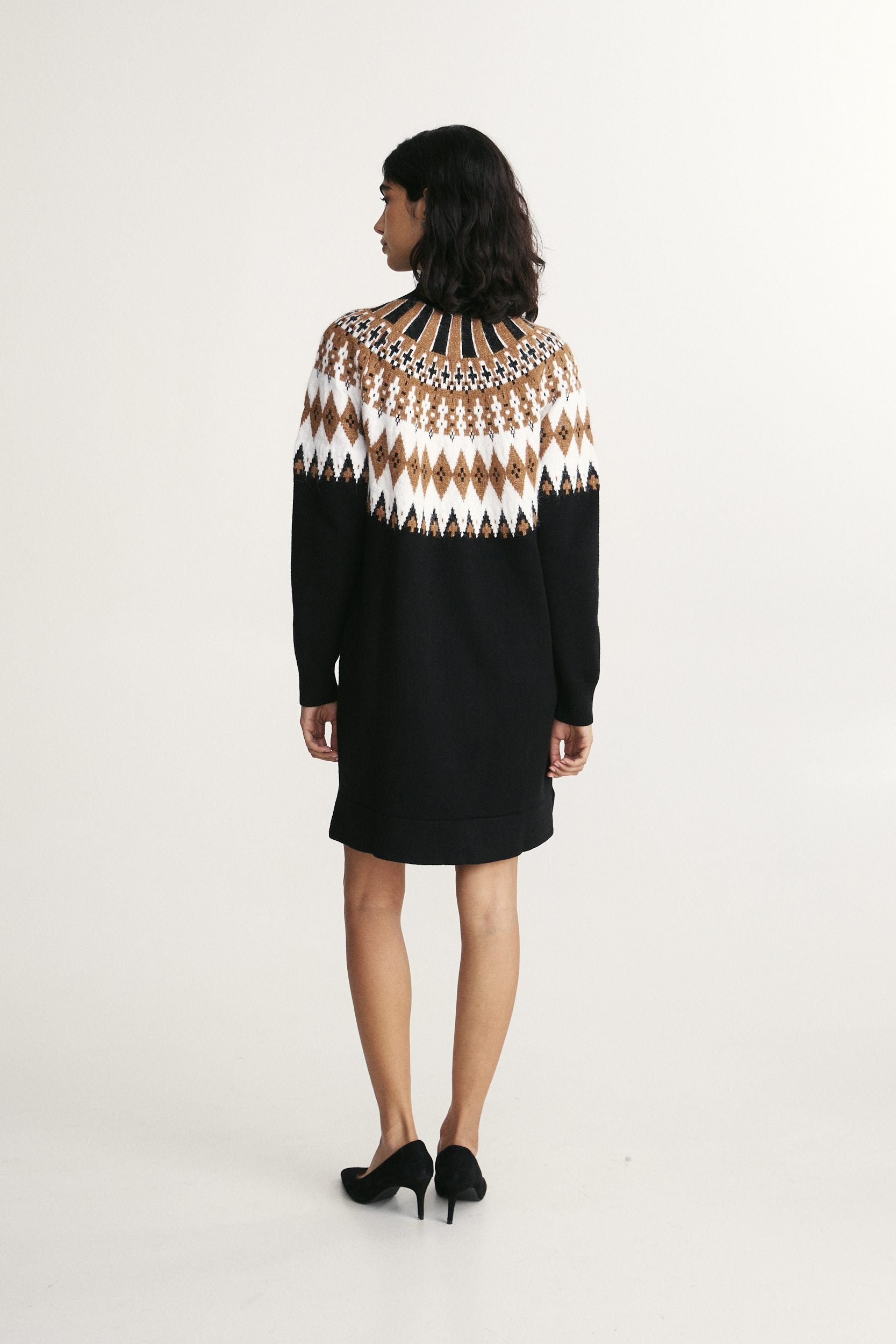 Fairisle knit dress