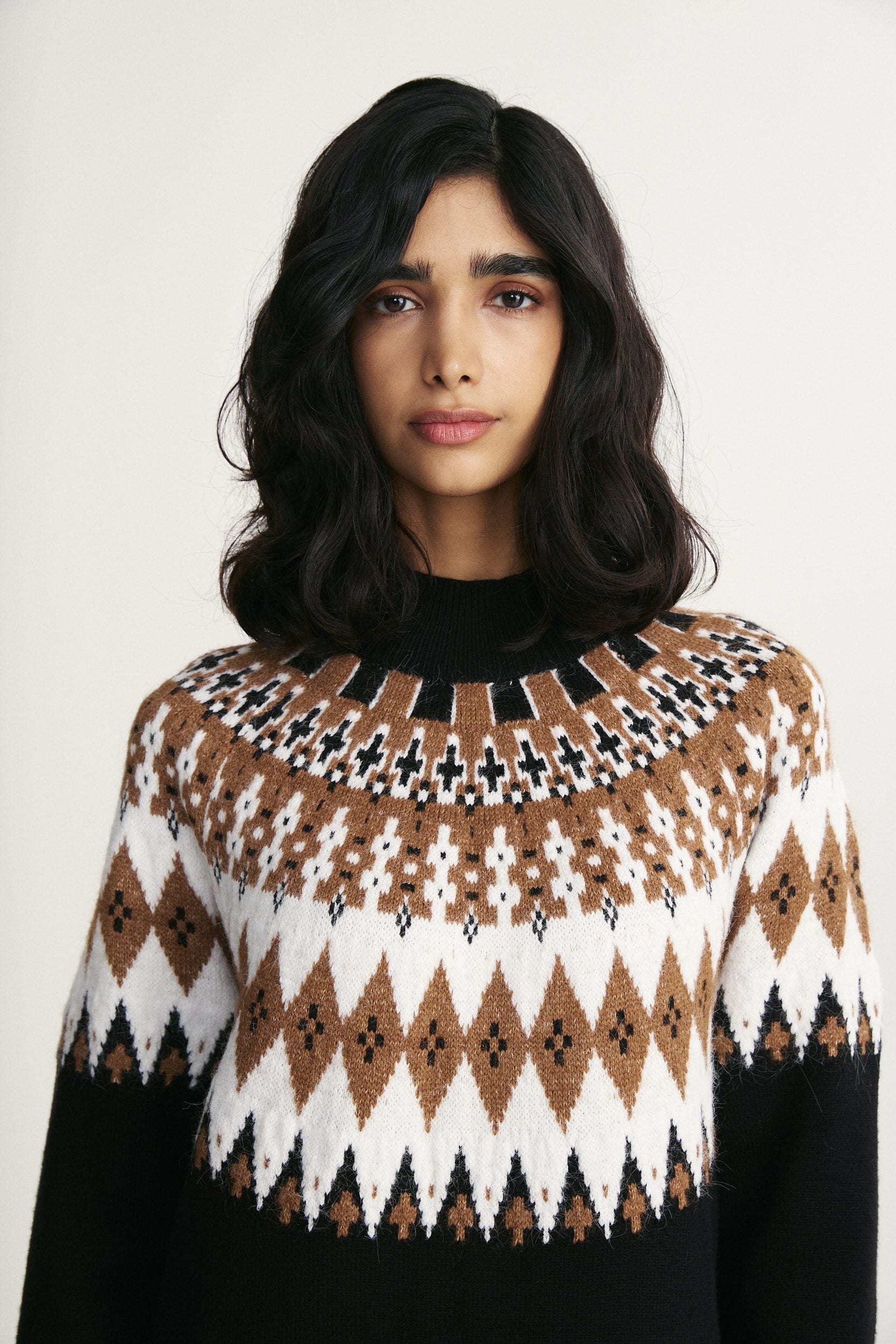 Fairisle knit dress