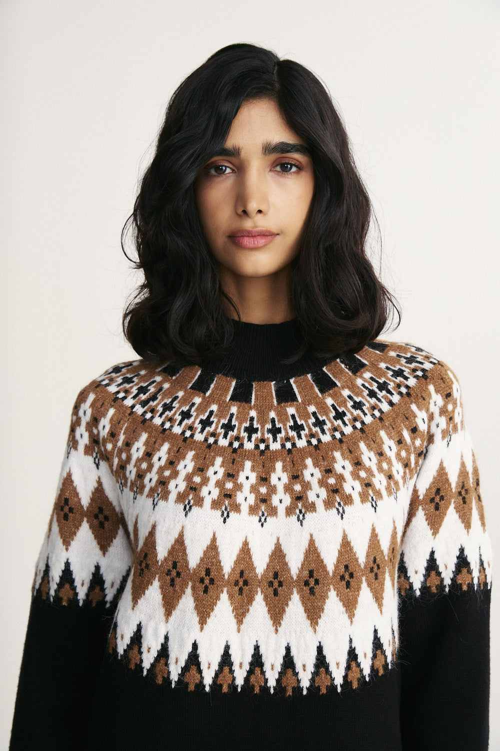 Fairisle knit dress