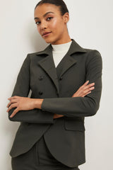 Sport Chic double-breasted blazer