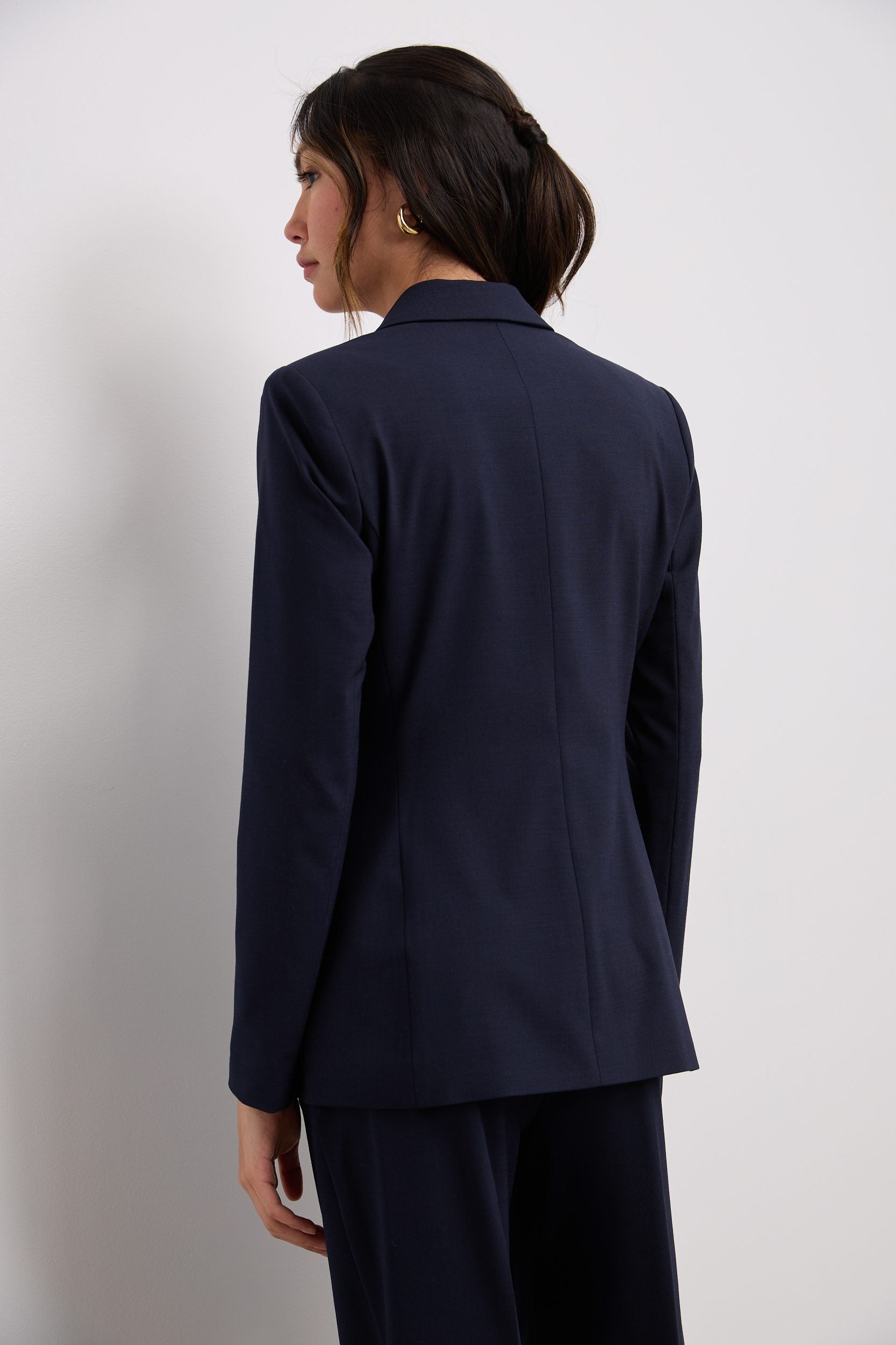 Fitted double breasted jacket