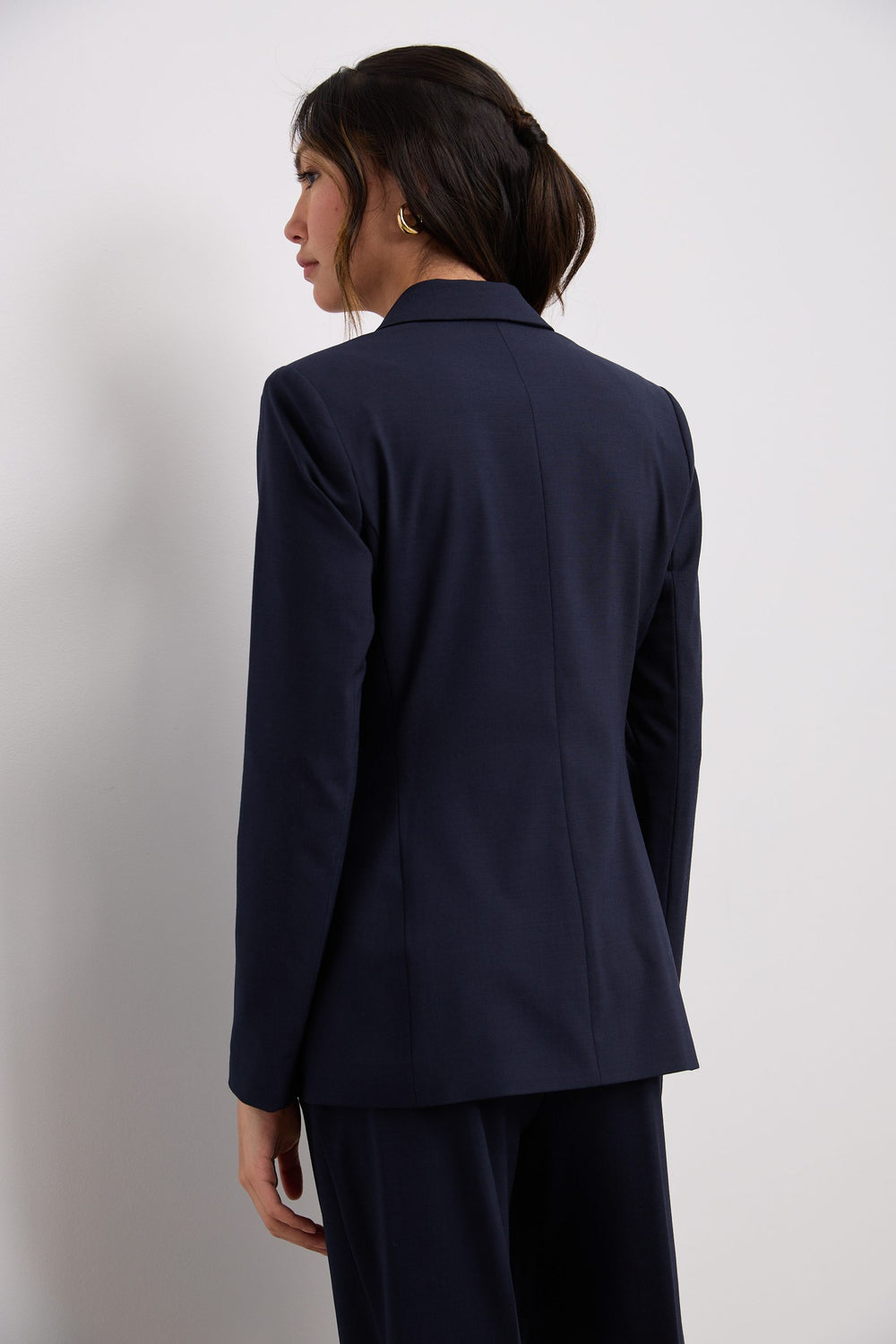 Fitted double breasted jacket