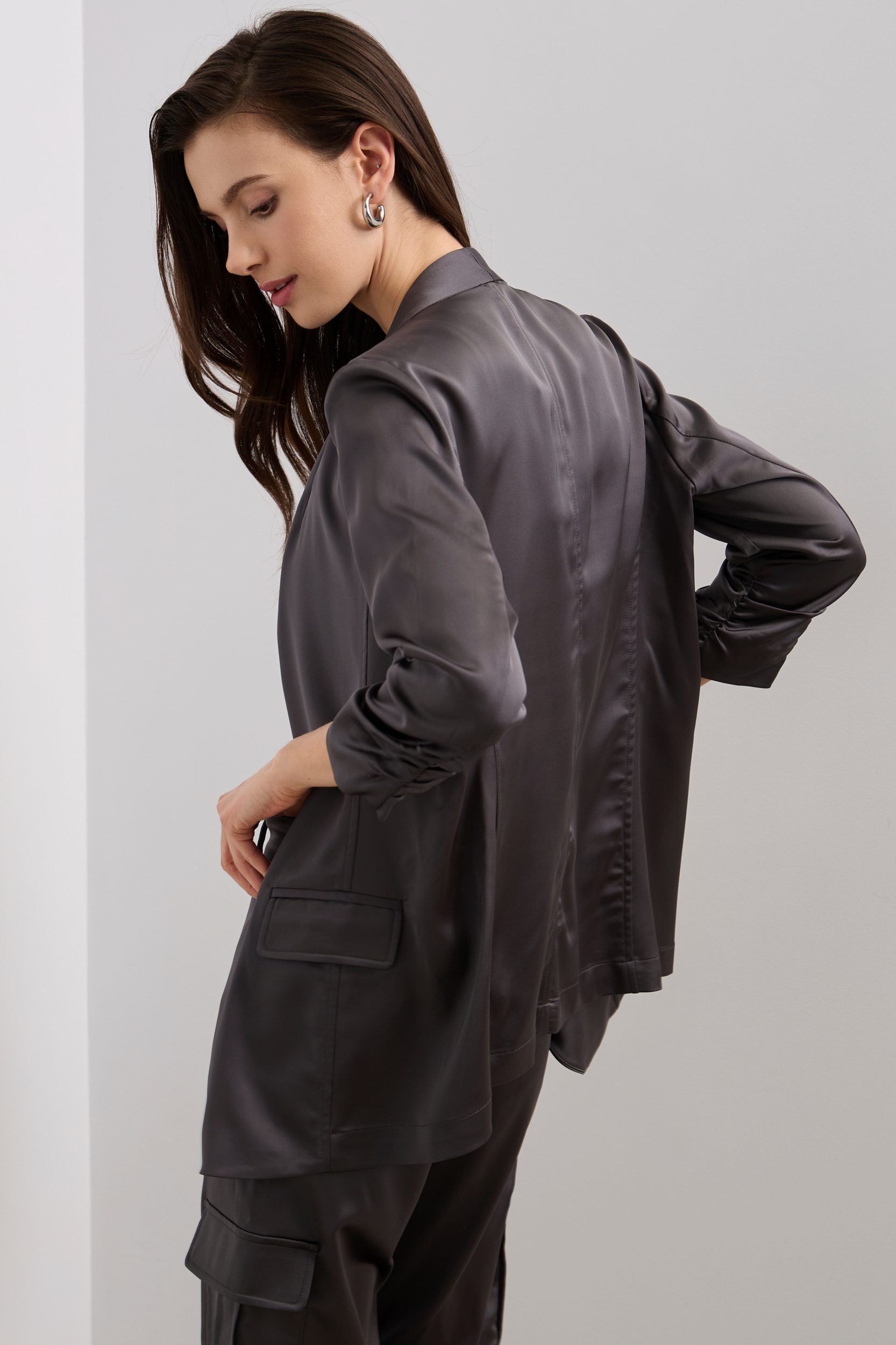 Veston en satin