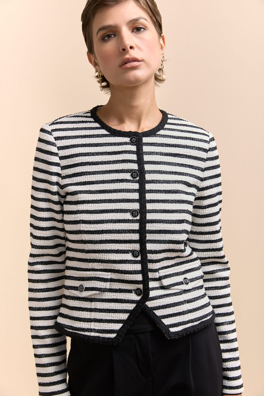 Veston extensible à ruban