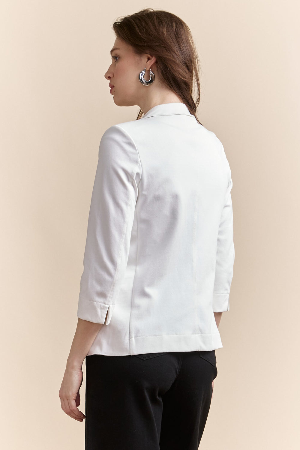 Stretch fitted blazer