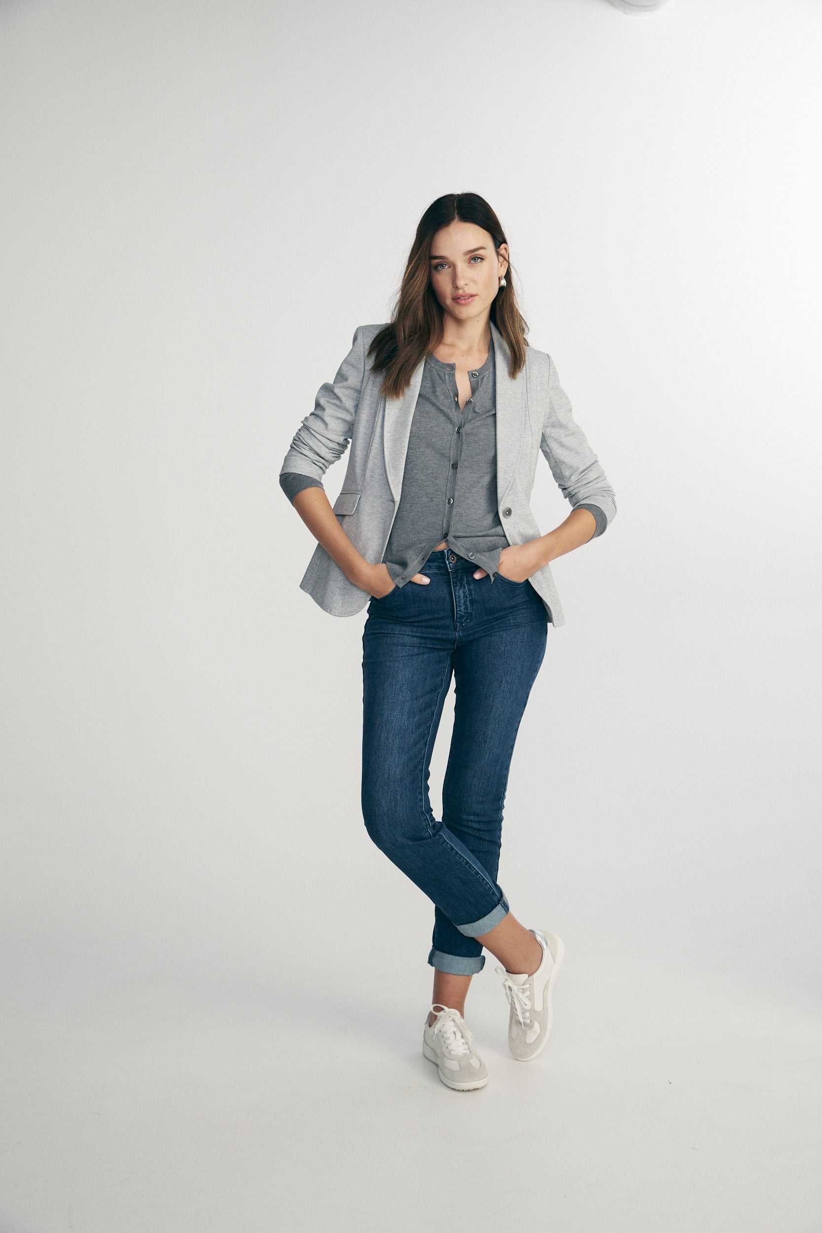 Stretch tailored blazer