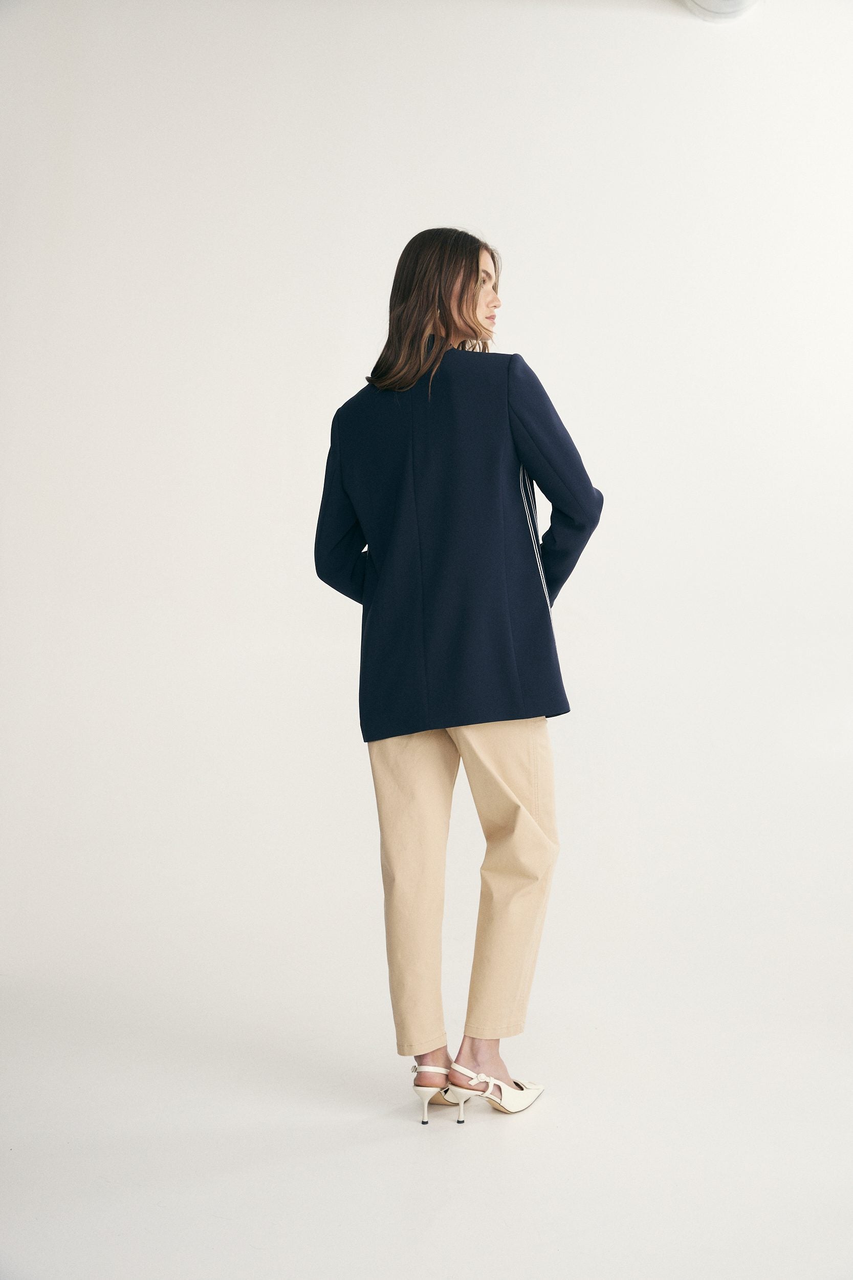 Veston ample avec ruban