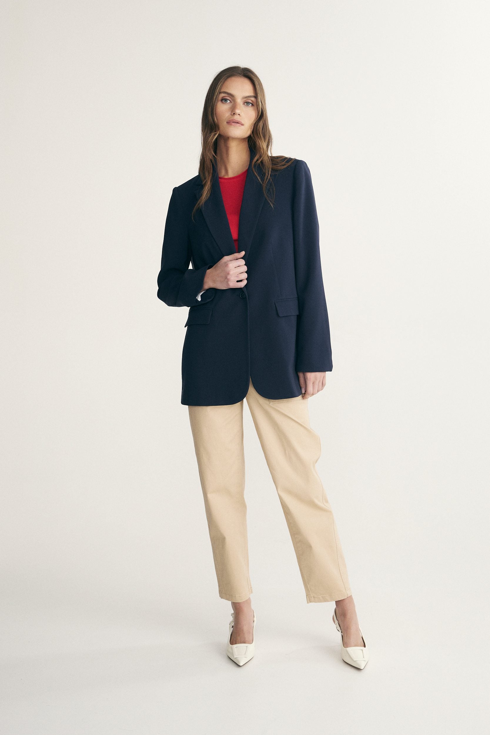 Veston ample avec ruban