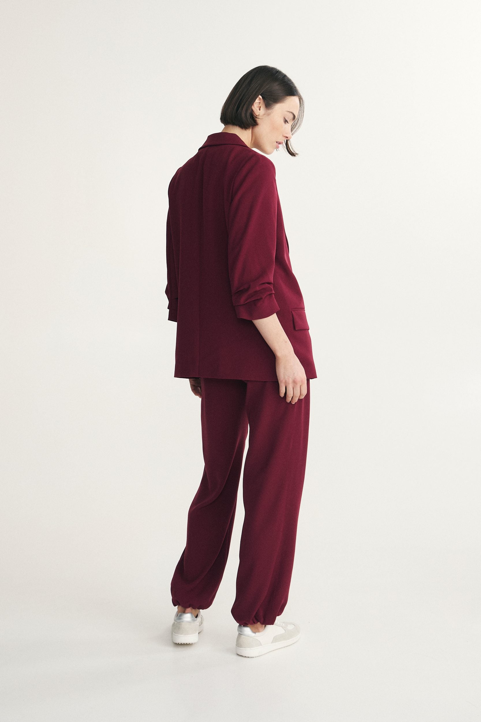 Veston ample fluide