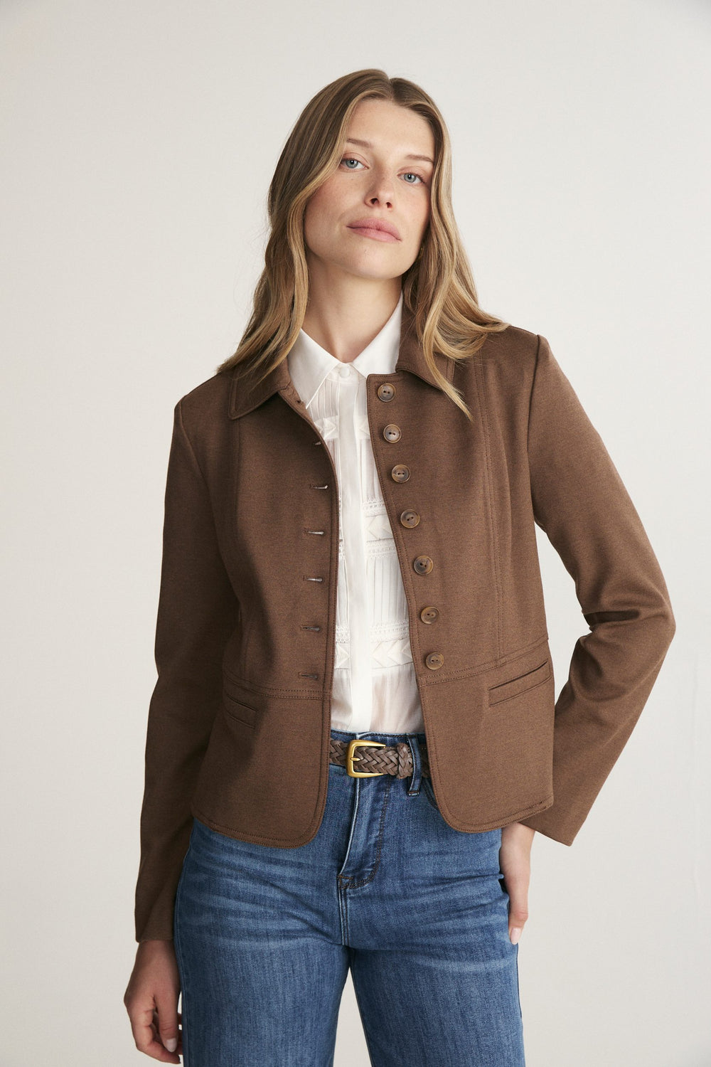 Stretch Fitted Blazer