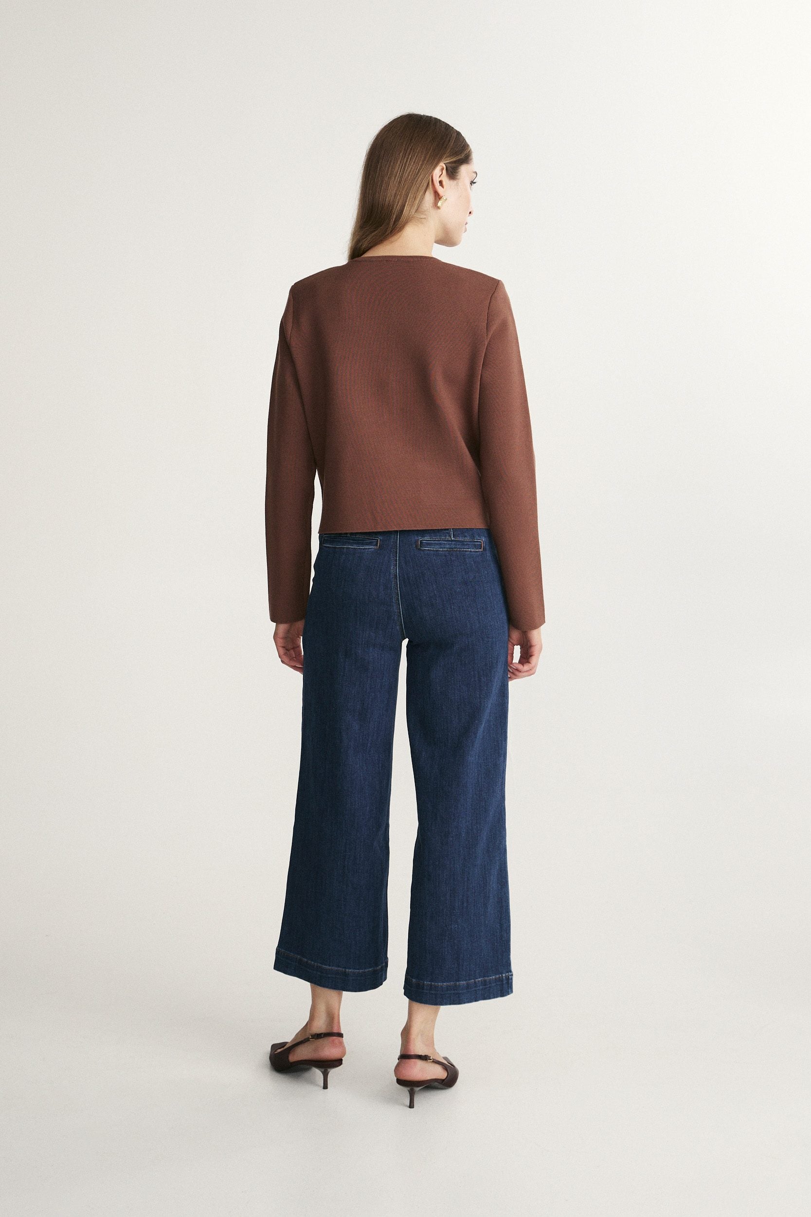 Knit blazer