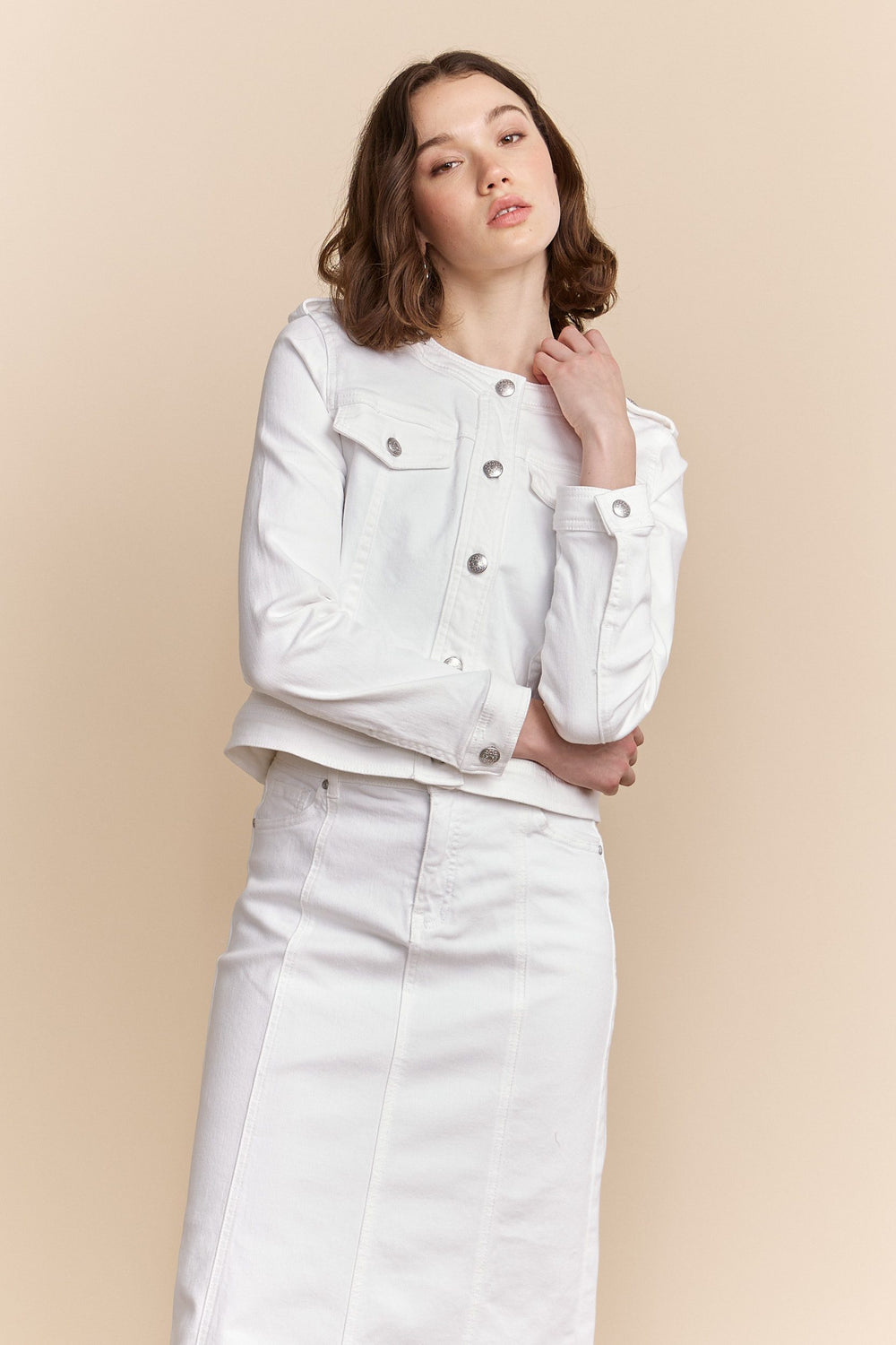 Veste décontractée en denim