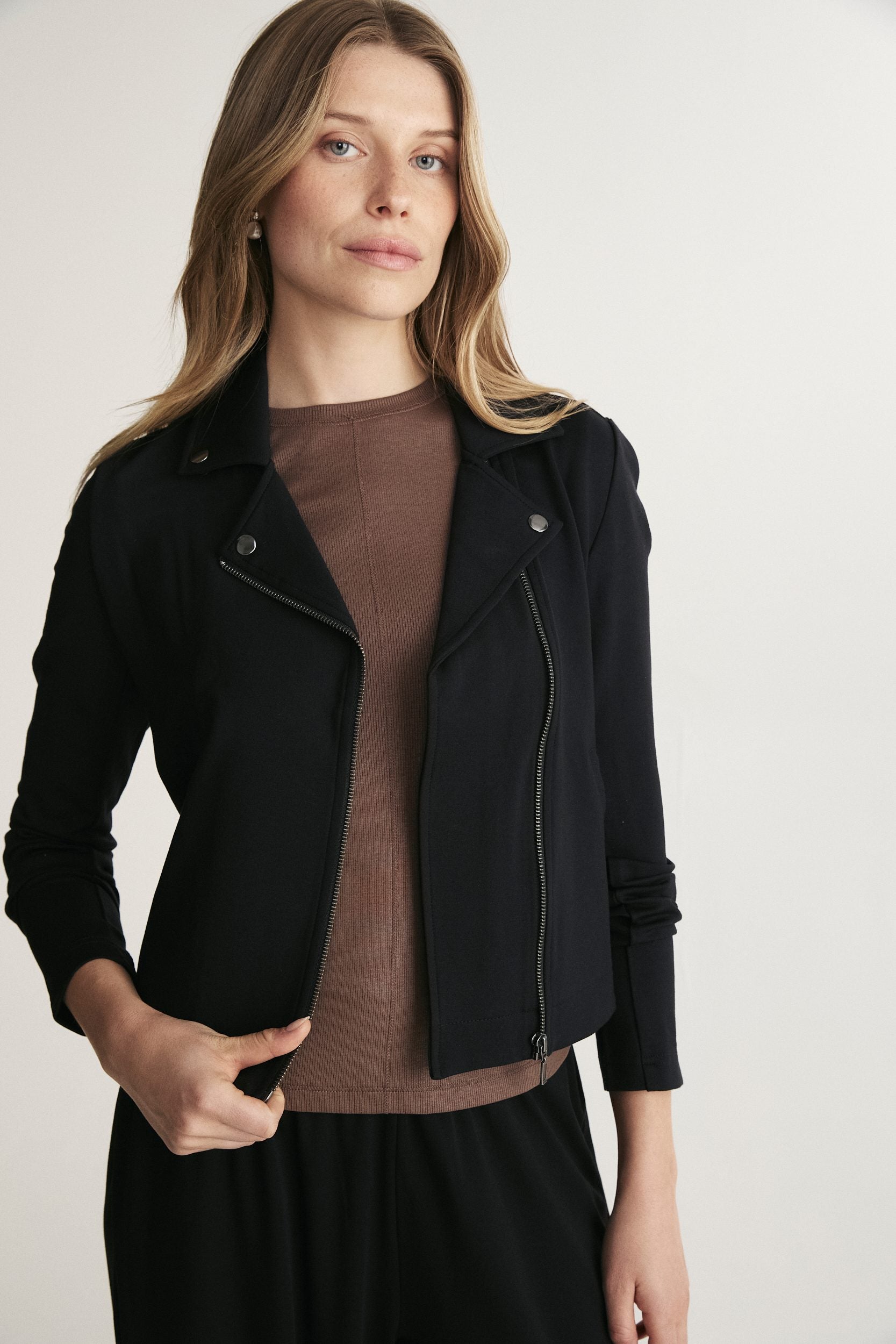 Jersey Moto Jacket