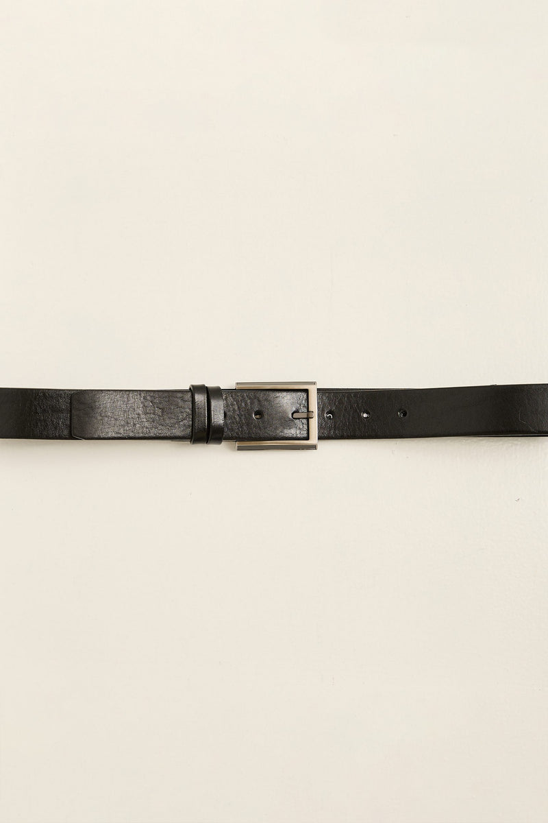 Double Loop Leather Belt