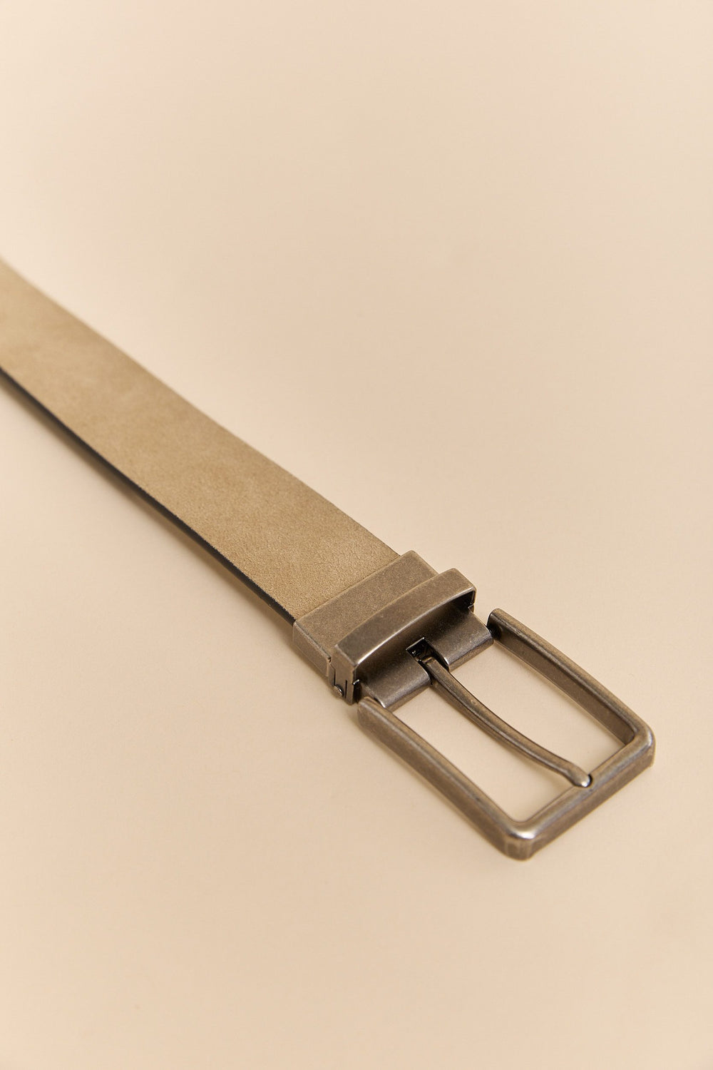 Ceinture réversible suède et cuir