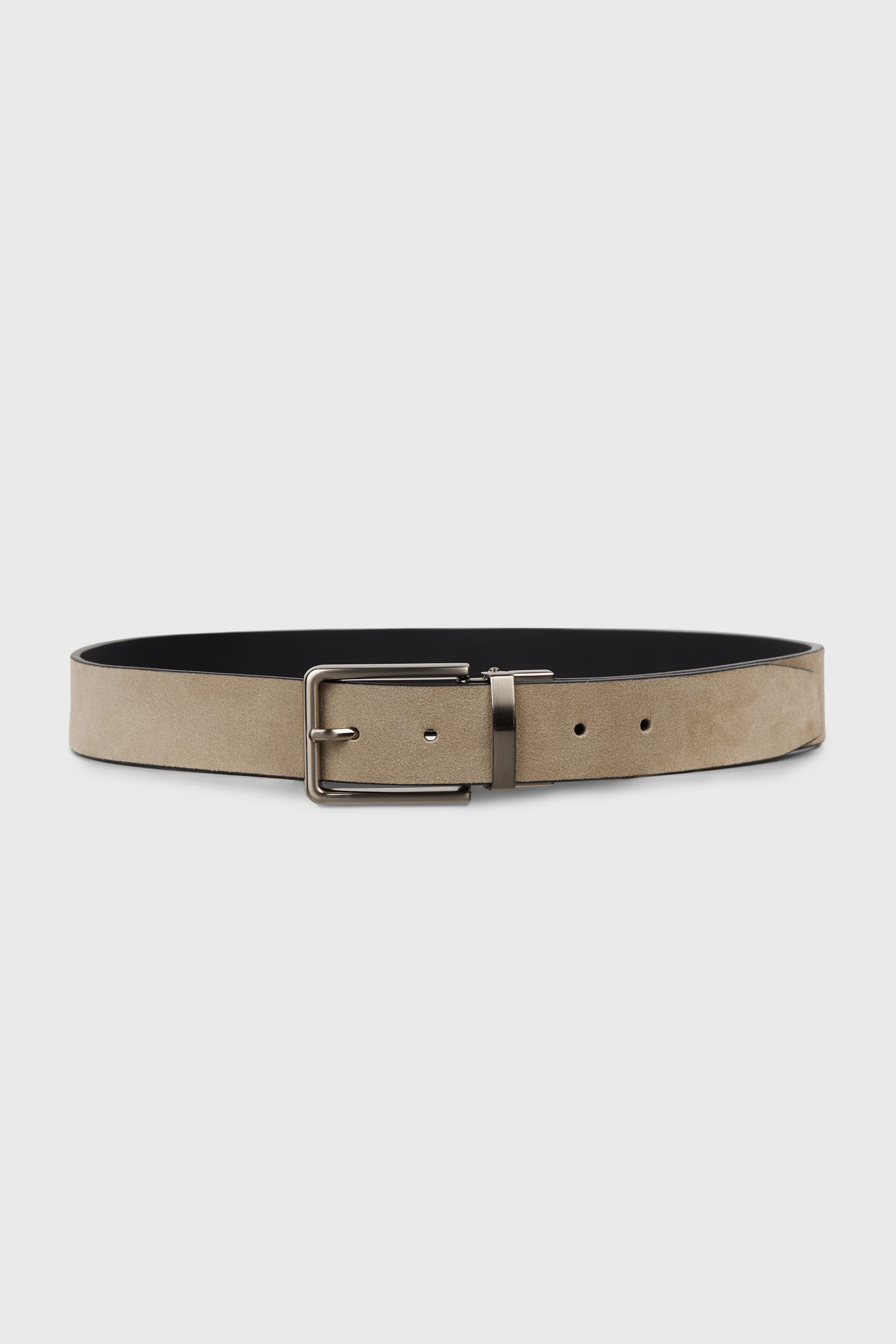 Ceinture réversible suède et cuir