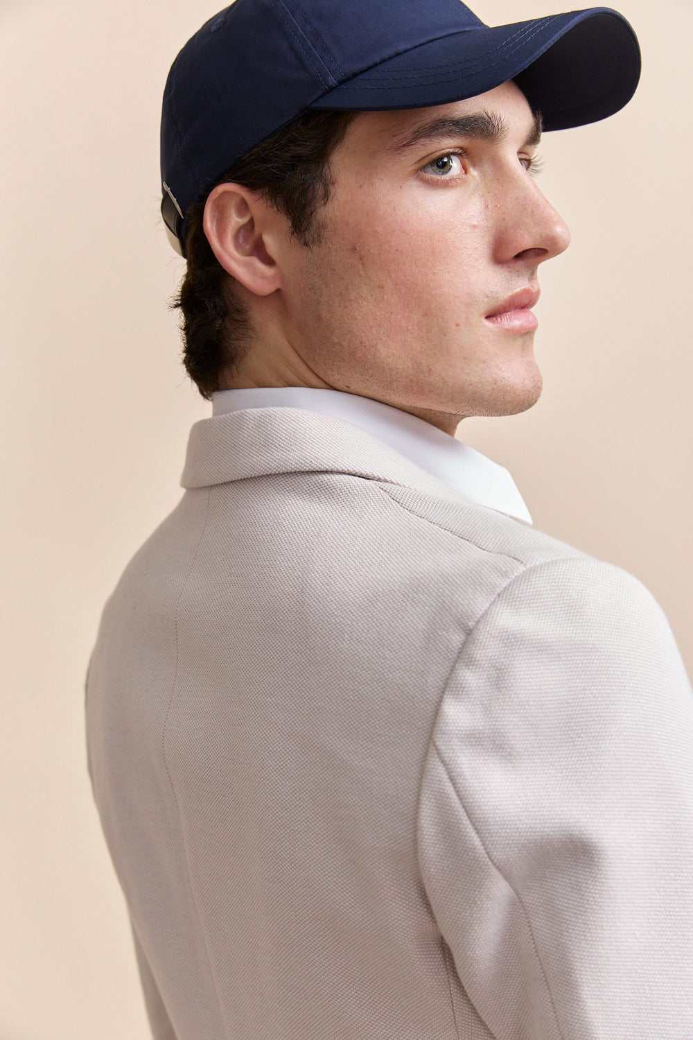 Casquette tissu sergé uni