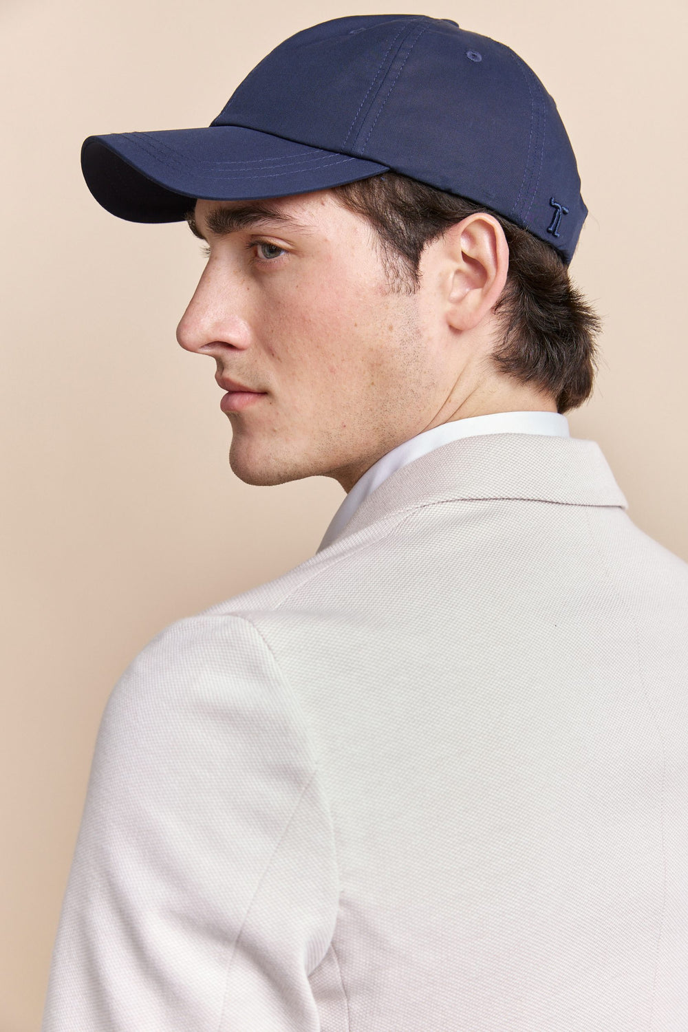 Casquette tissu sergé uni