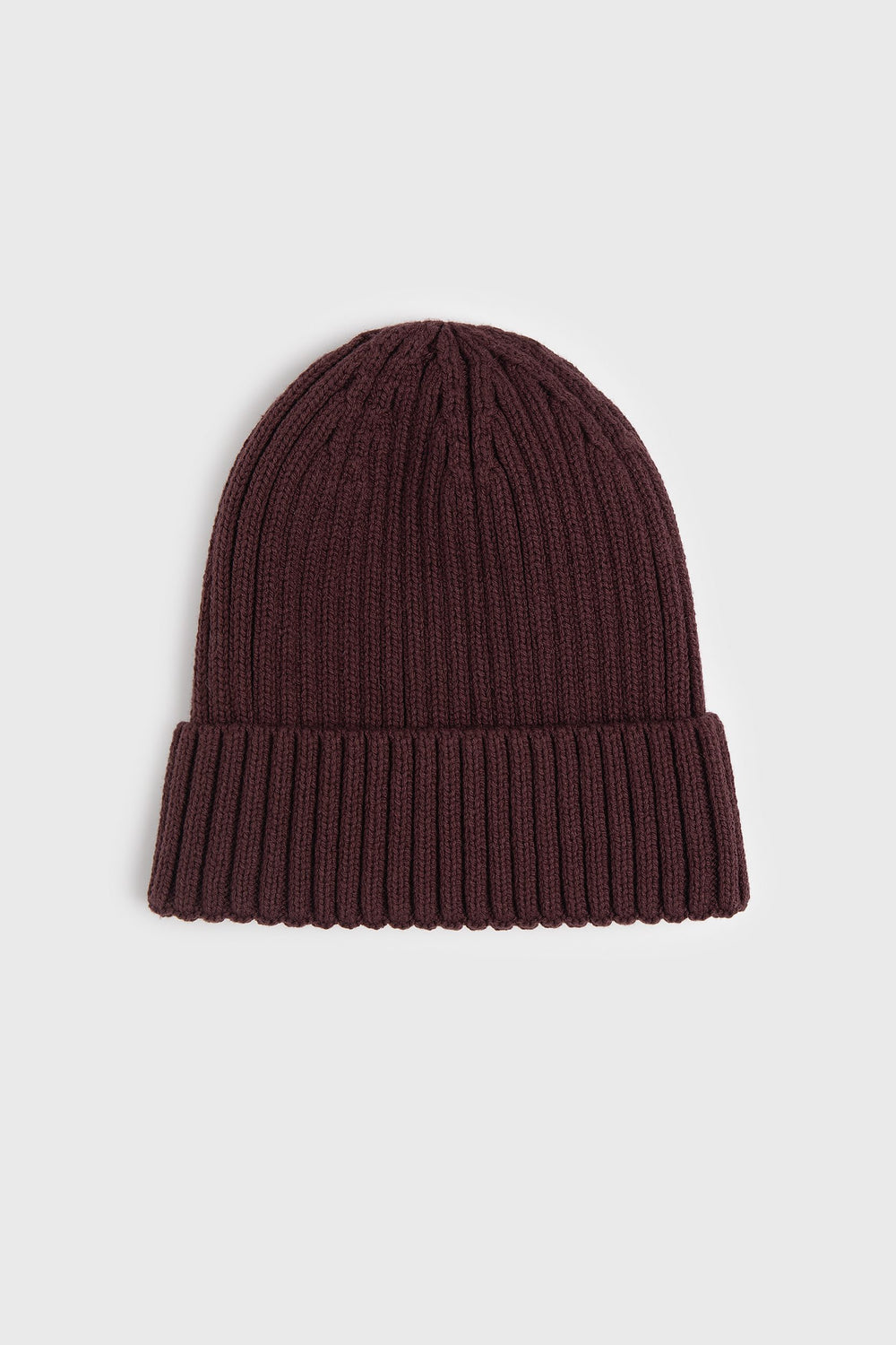Tuque en tricot côtelé
