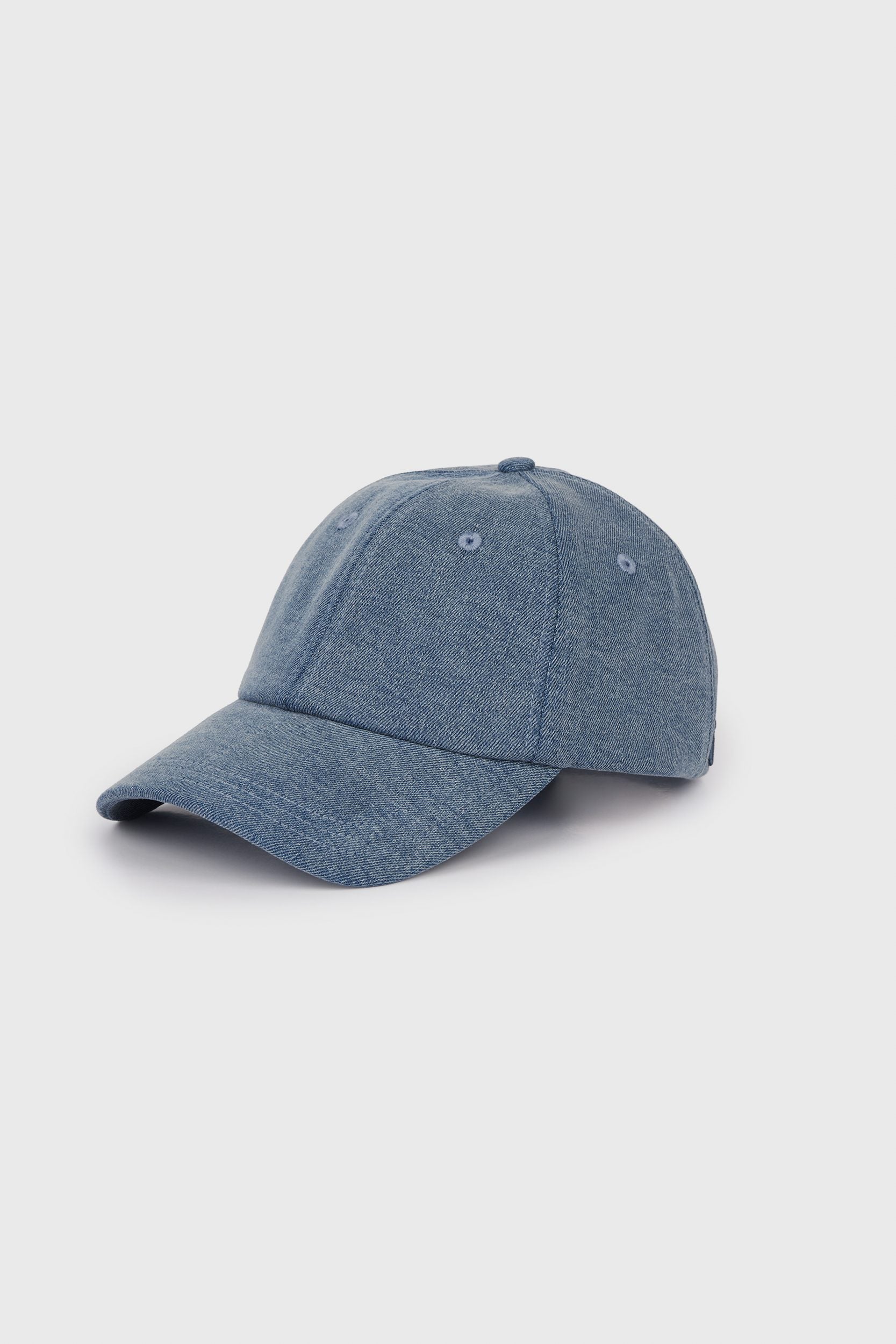 Denim baseball cap