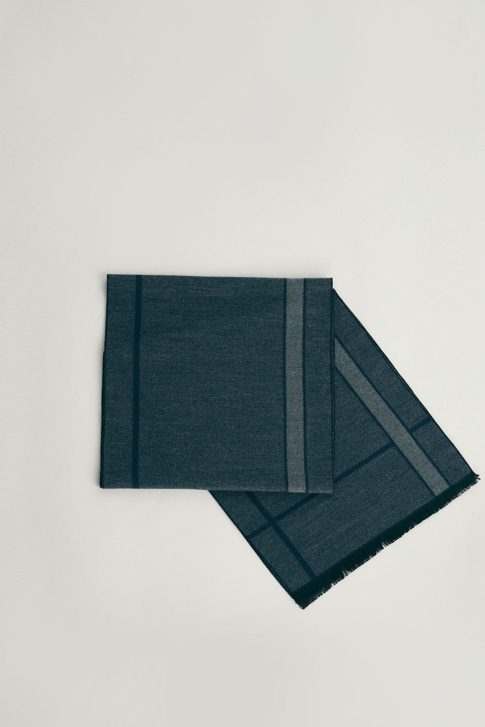 Foulard brossé à carreaux
