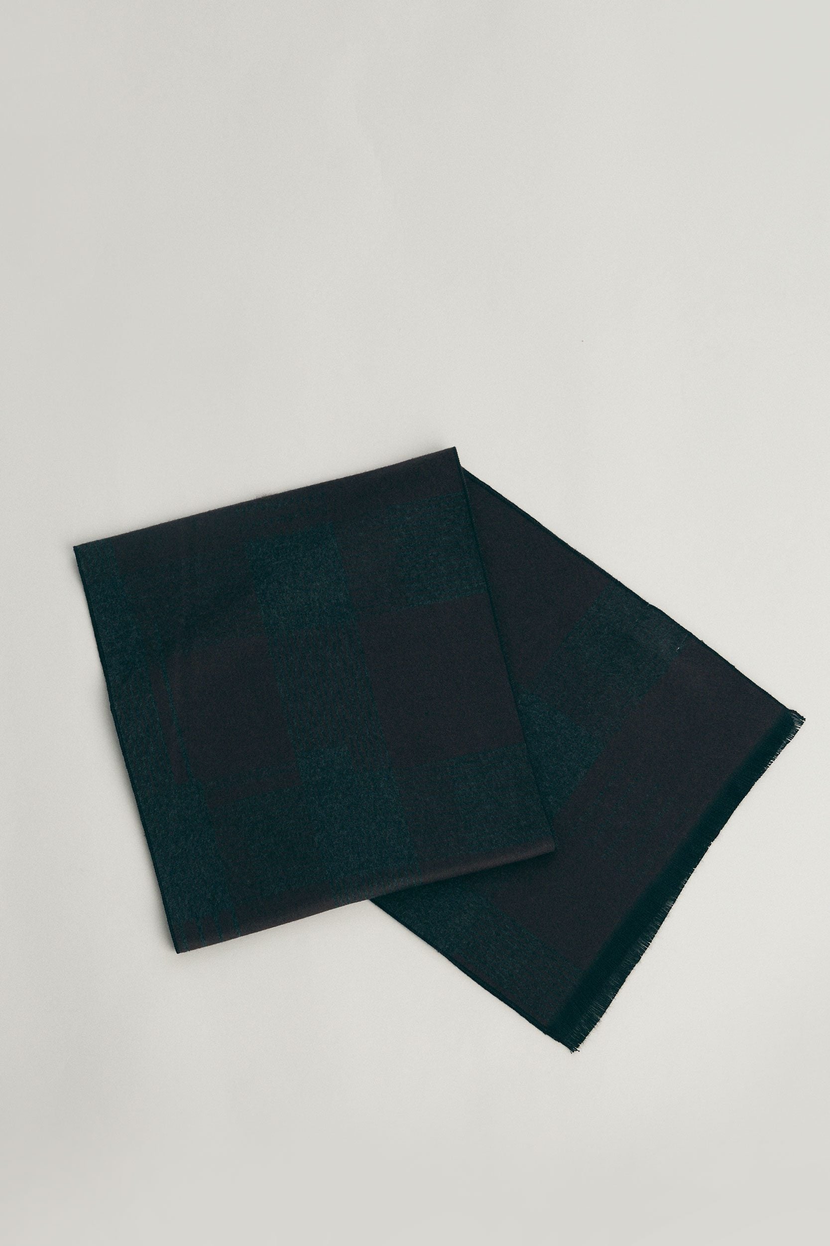 Foulard brossé à carreaux