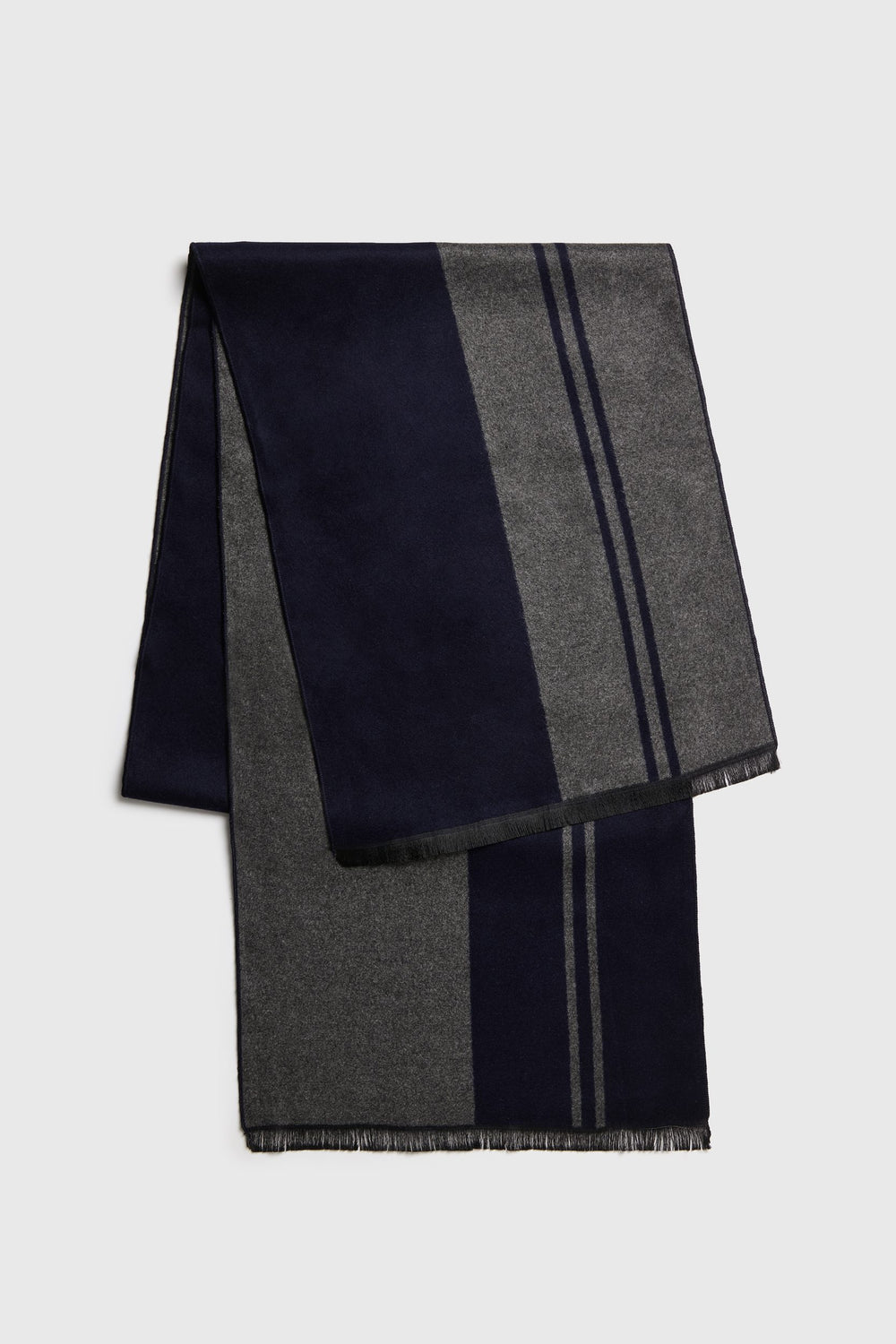 Foulard brossé blocs de couleurs