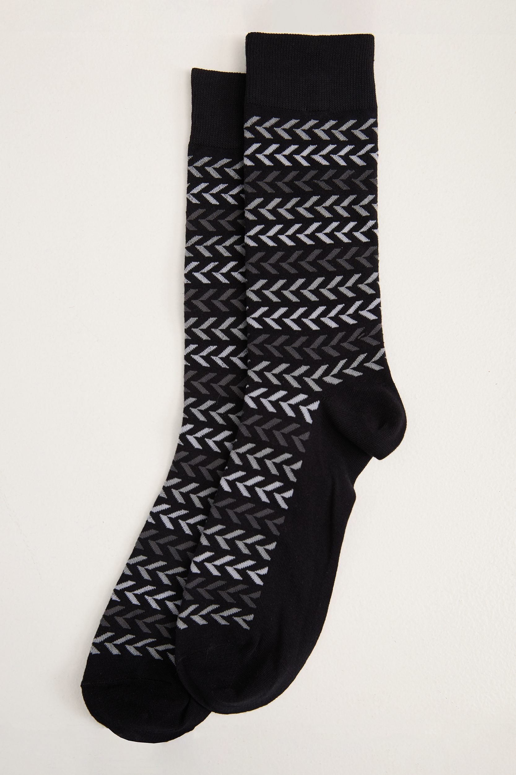 Chaussettes motif chevron