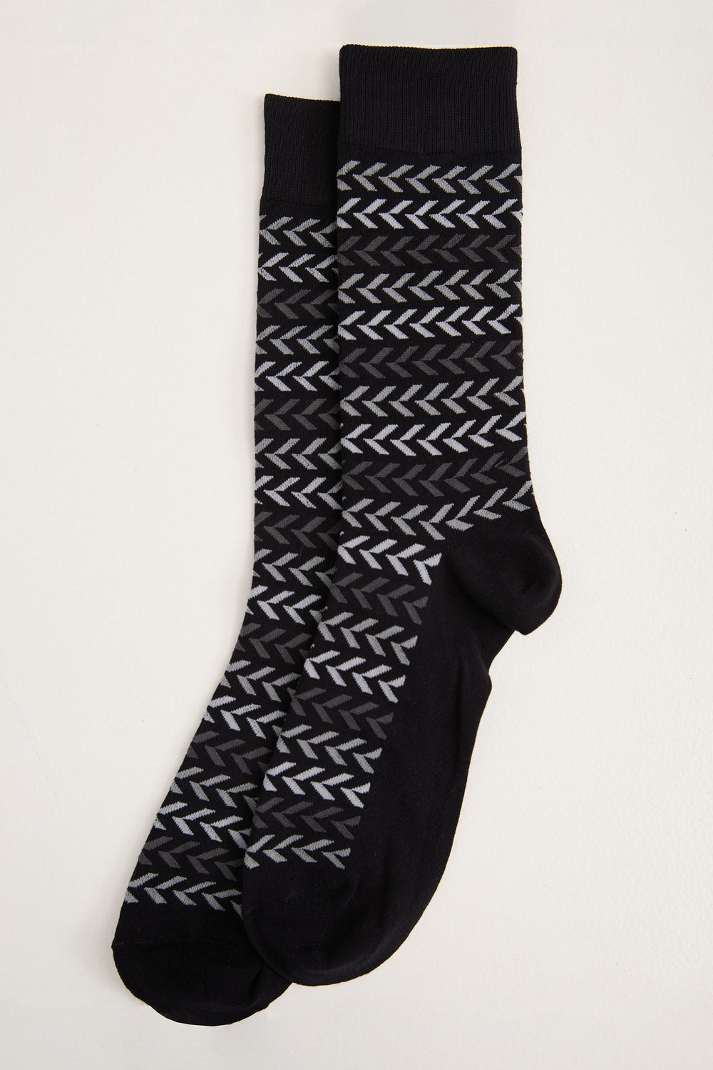 Chaussettes motif chevron