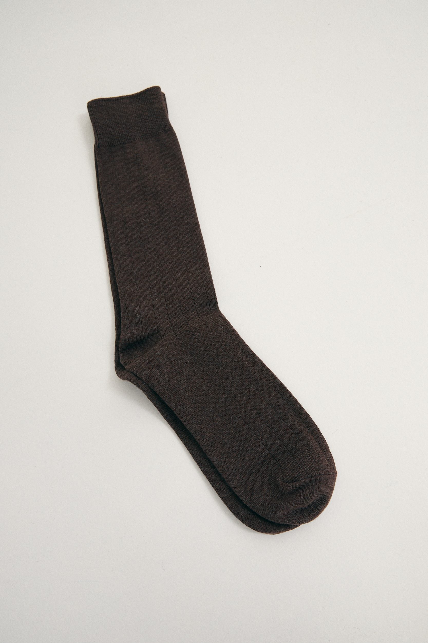 Chaussettes en coton à larges côtes