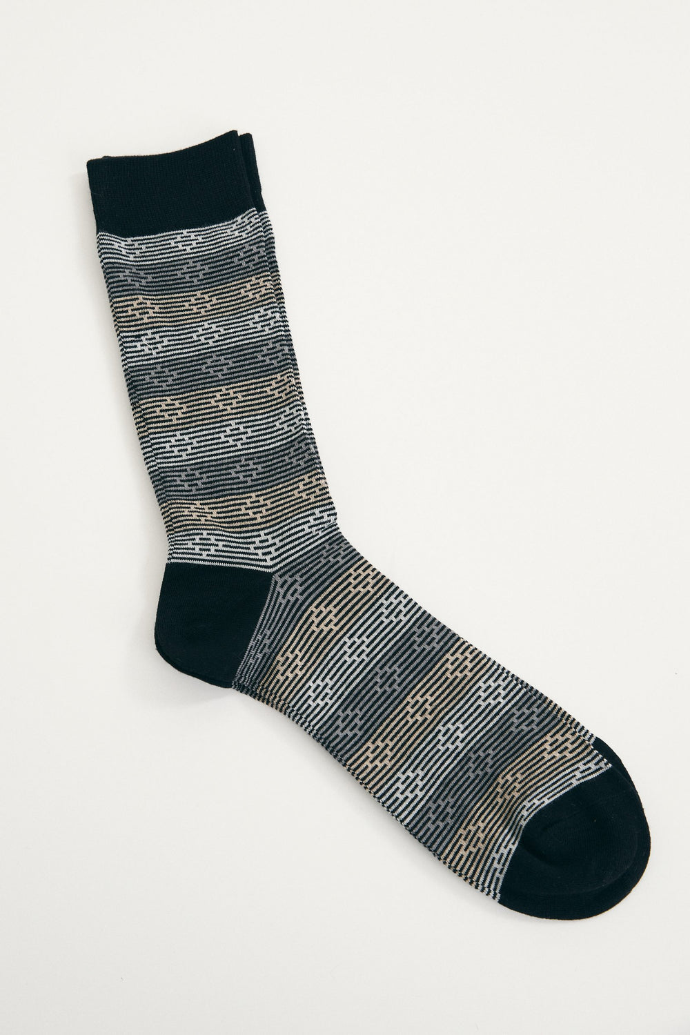 Chaussettes avec motifs lignés