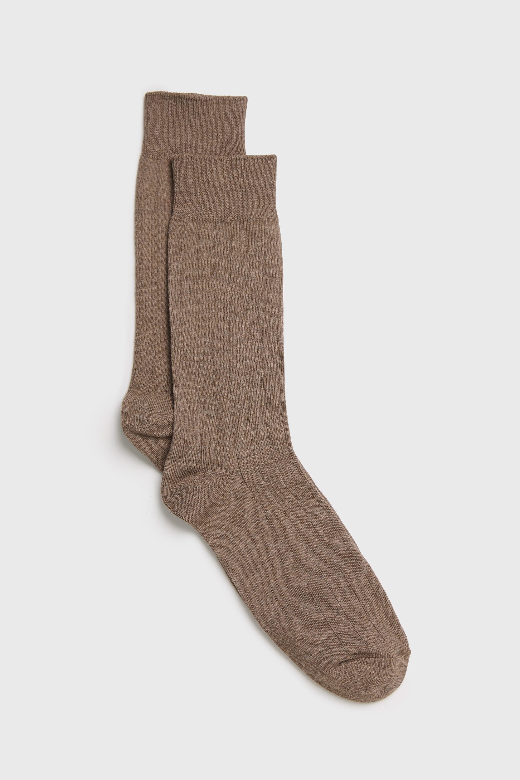 Solid-colour socks