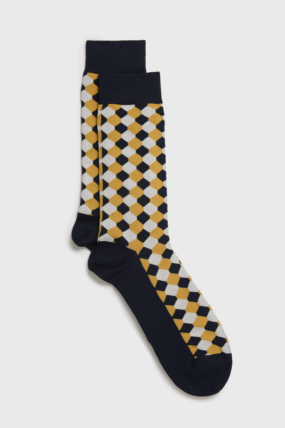 Geometric pattern socks
