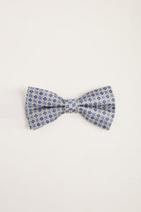 Micro pattern silk bow tie