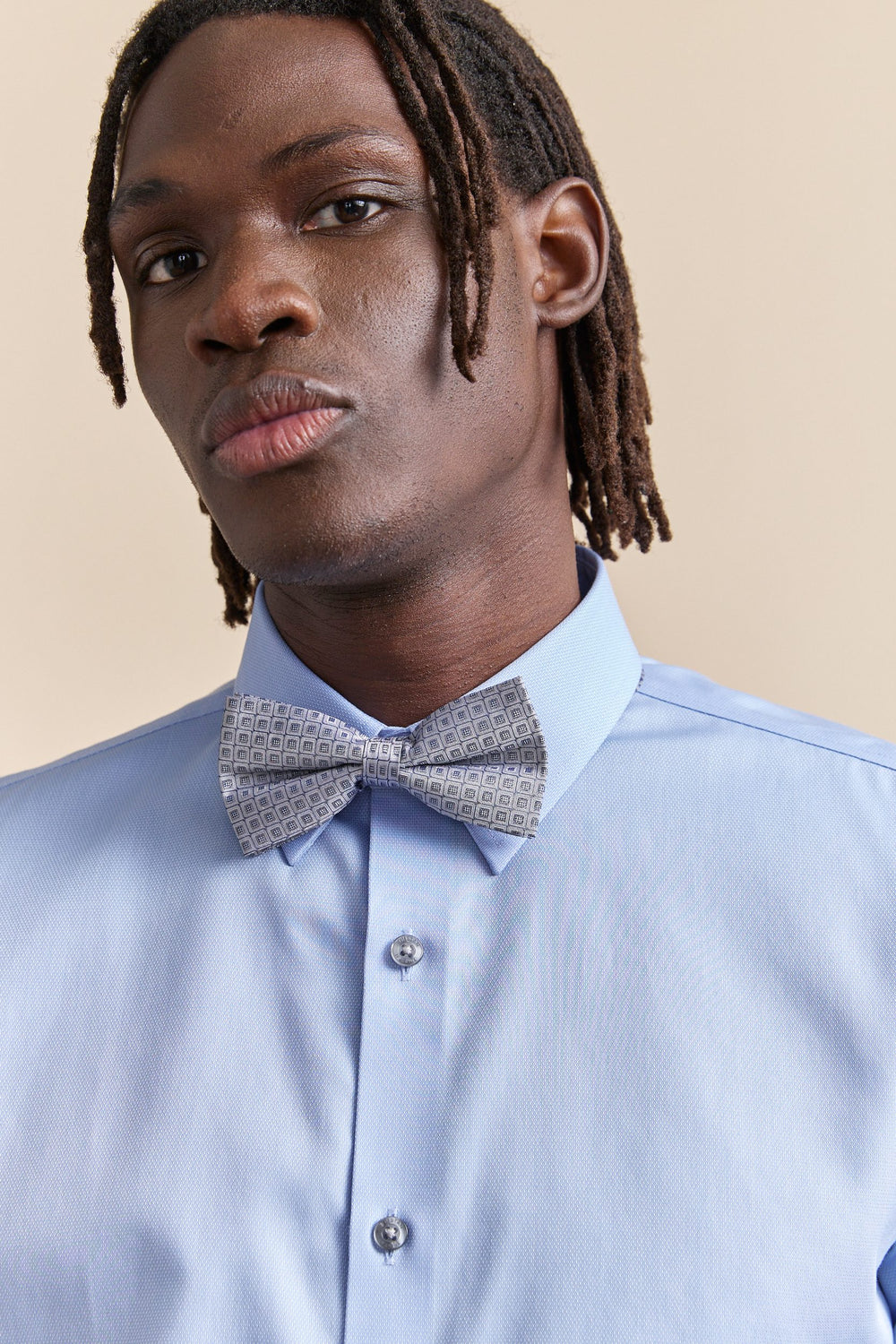 Nœud papillon de soie jacquard