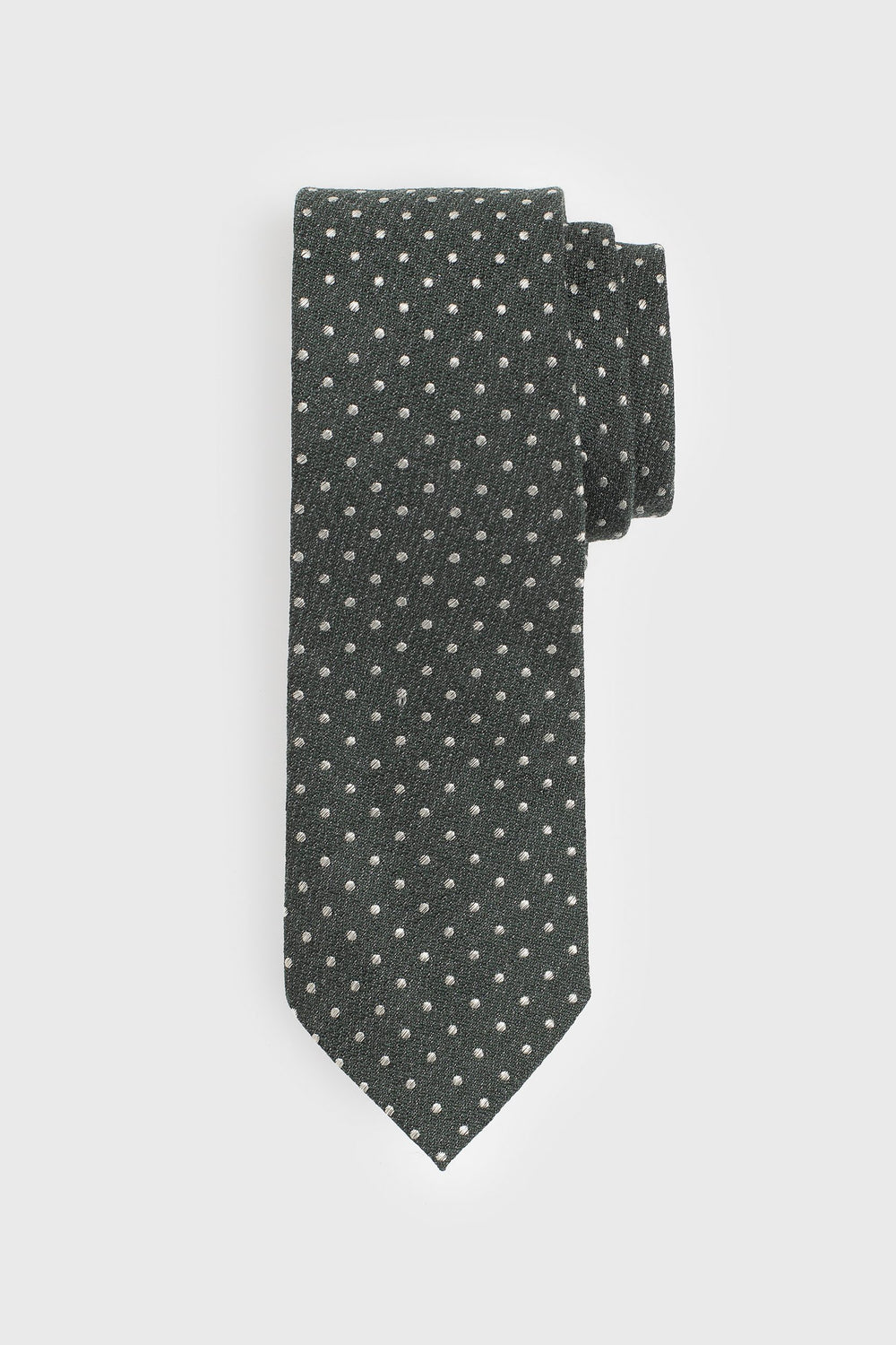 Cravate jacquard à pois