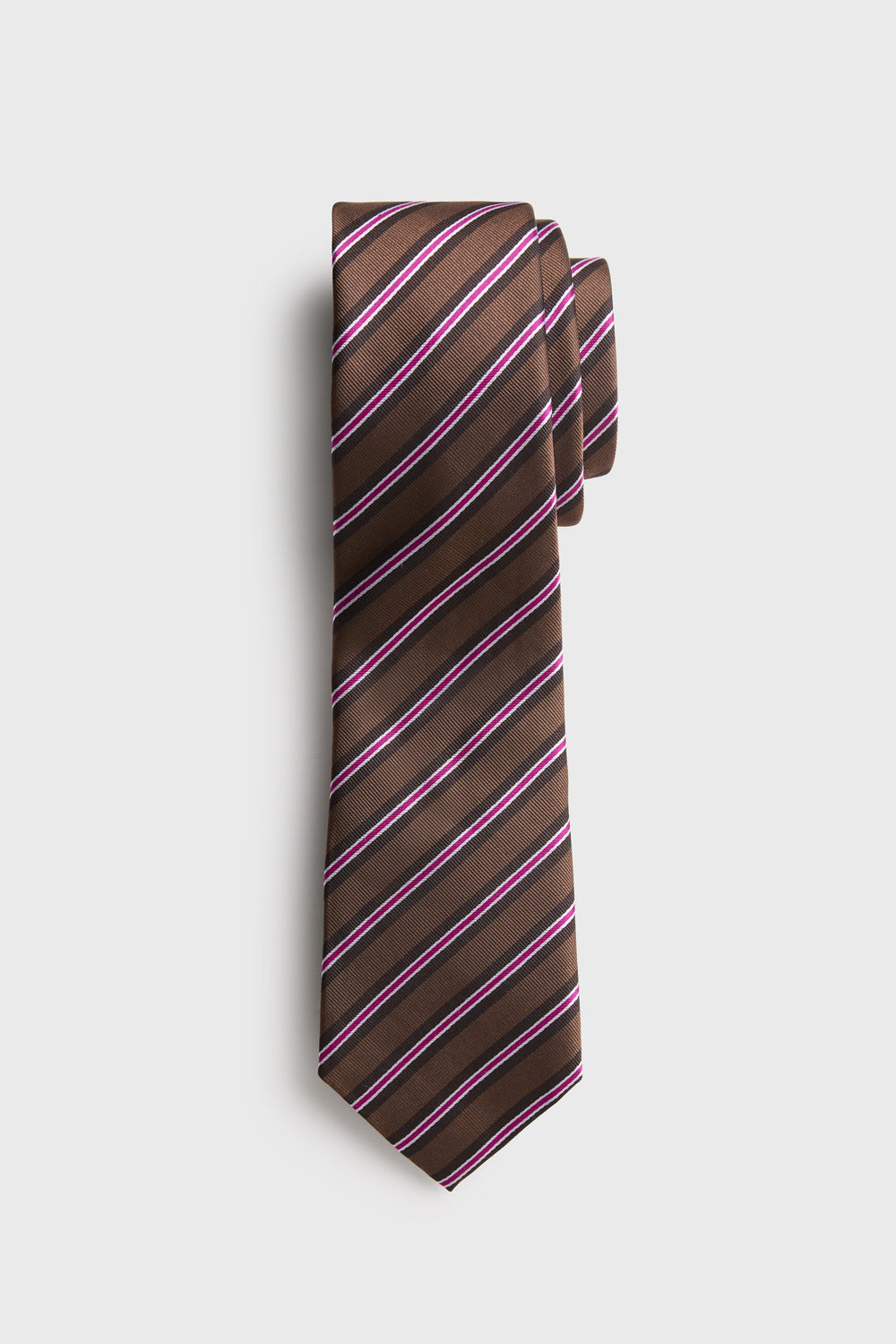 Striped silk tie