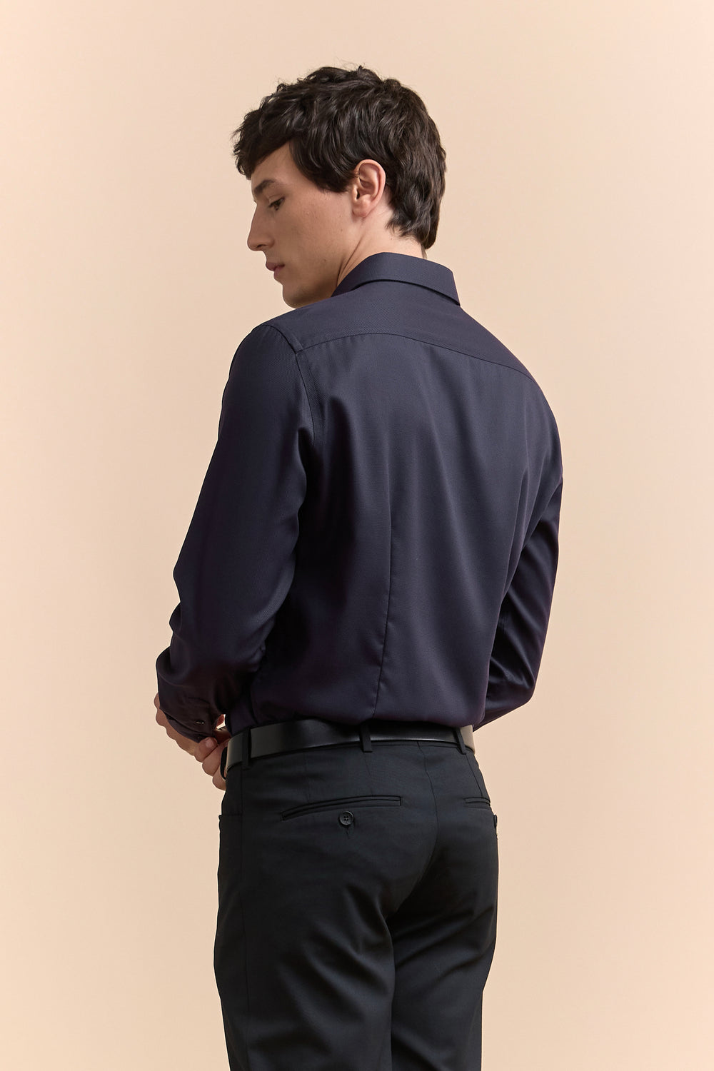 Chemise texturée Extra-ajustée sans repa