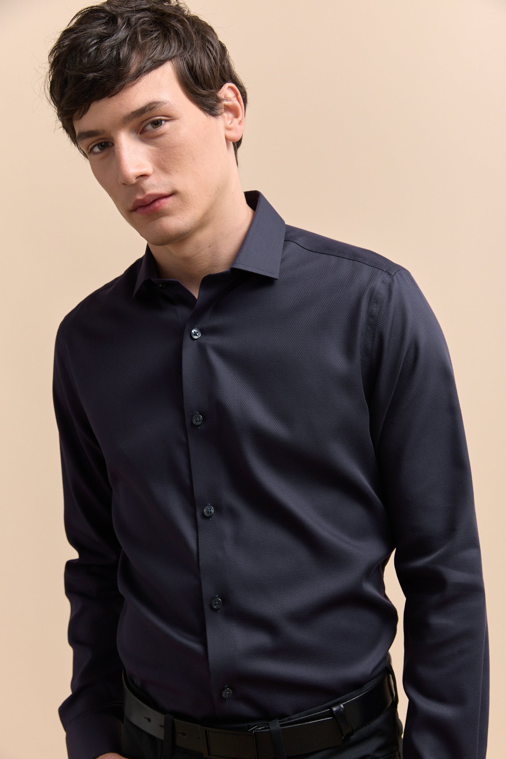 Chemise texturée Extra-ajustée sans repa