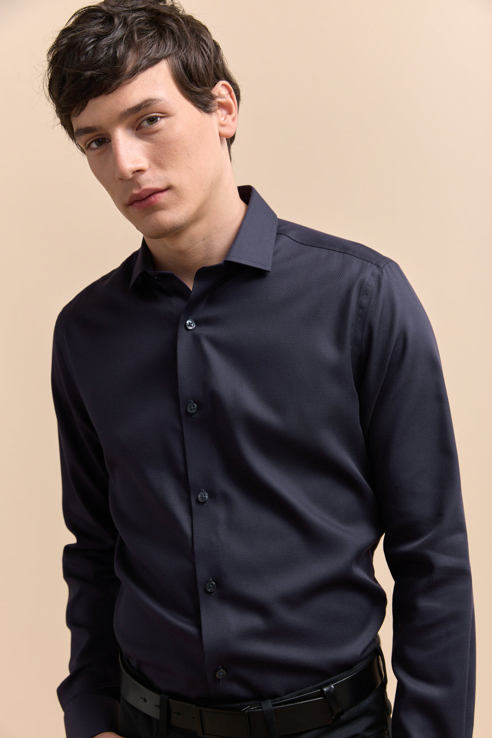 Chemise texturée Extra-ajustée sans repa