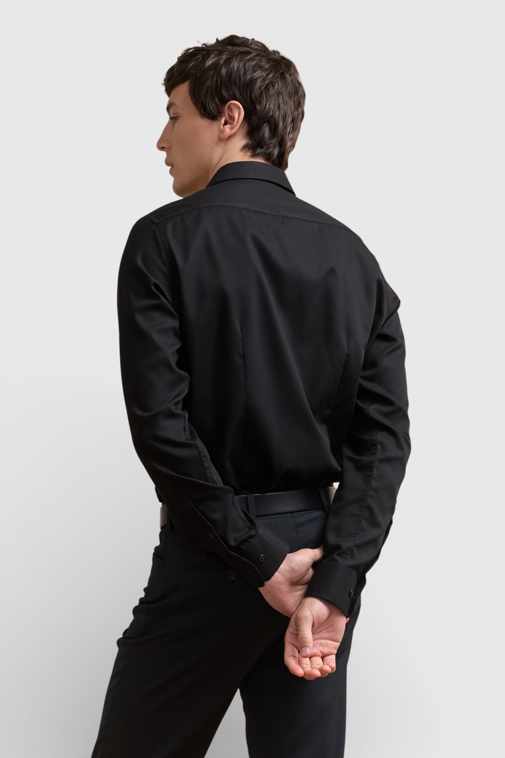 Chemise texturée sans repassage