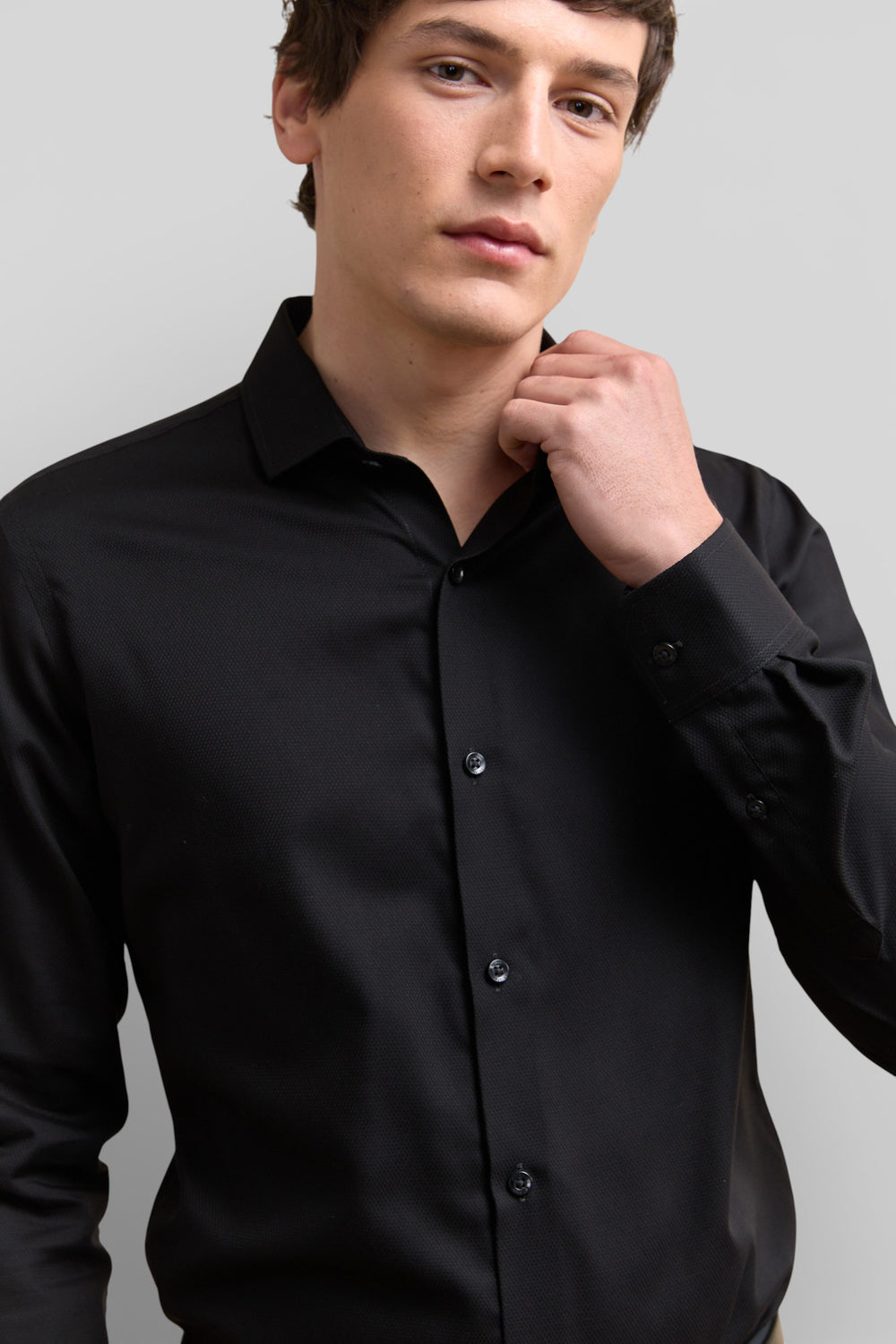 Chemise texturée sans repassage