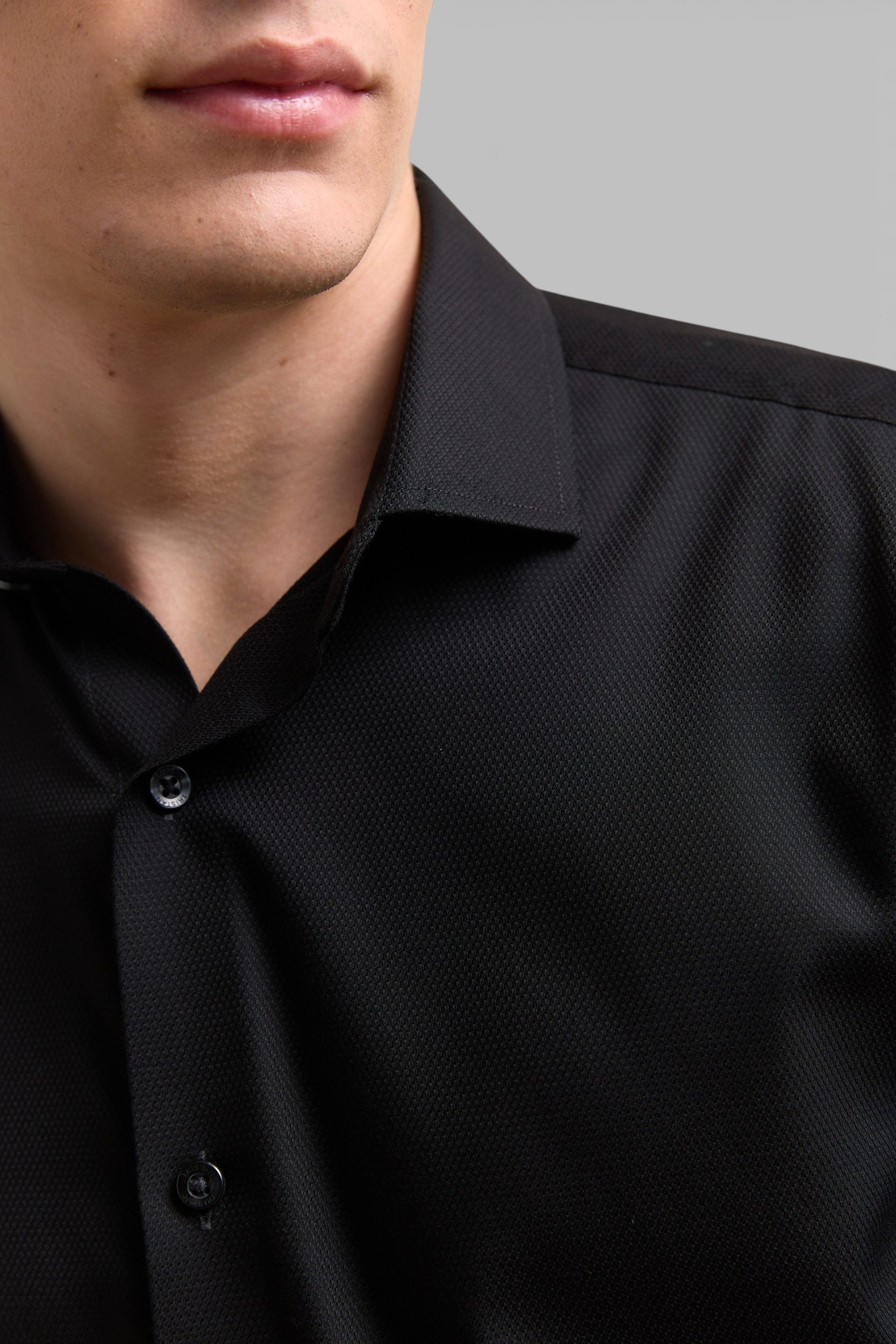 Chemise texturée sans repassage