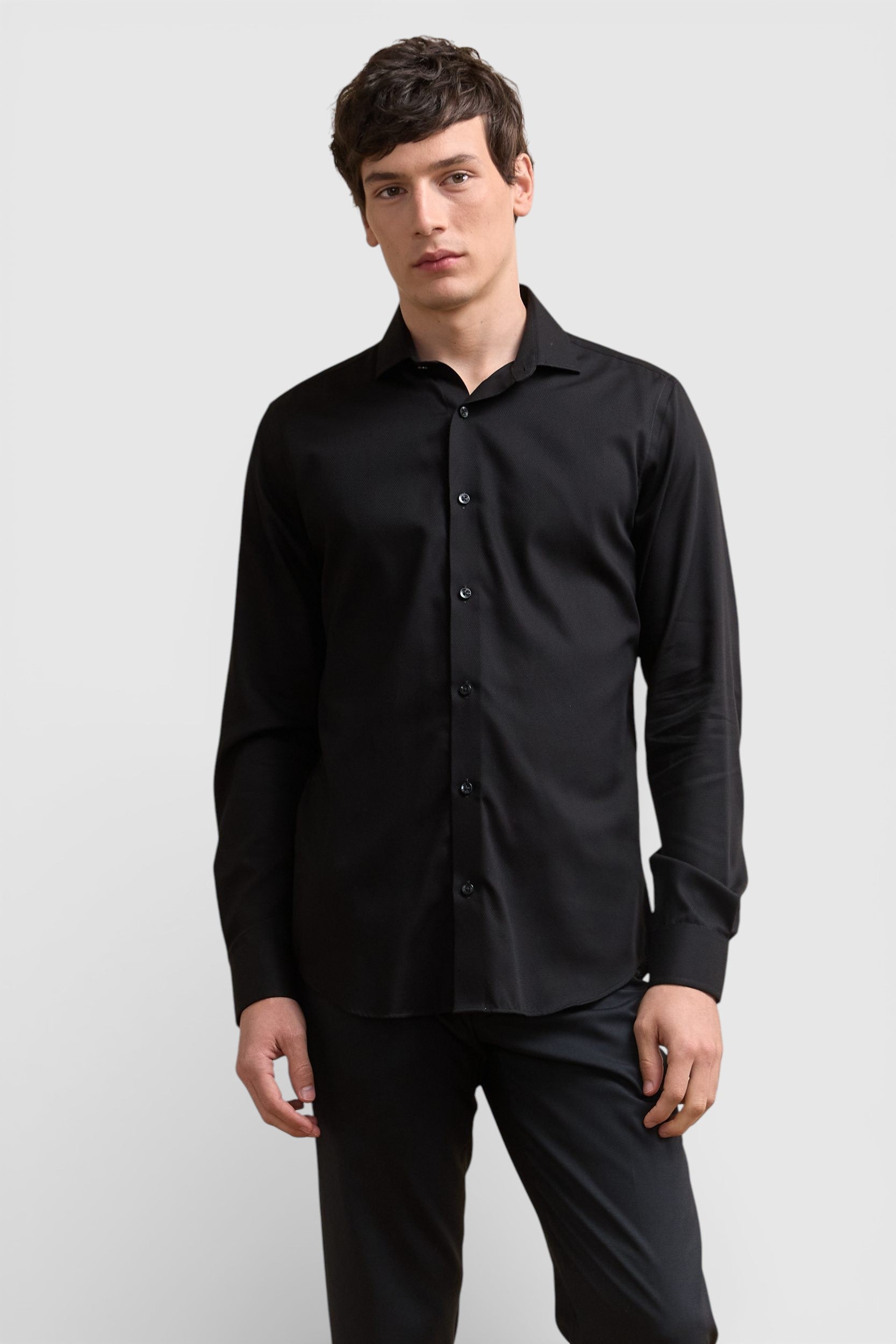 Chemise texturée sans repassage