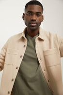 Overshirt with multiple pockets