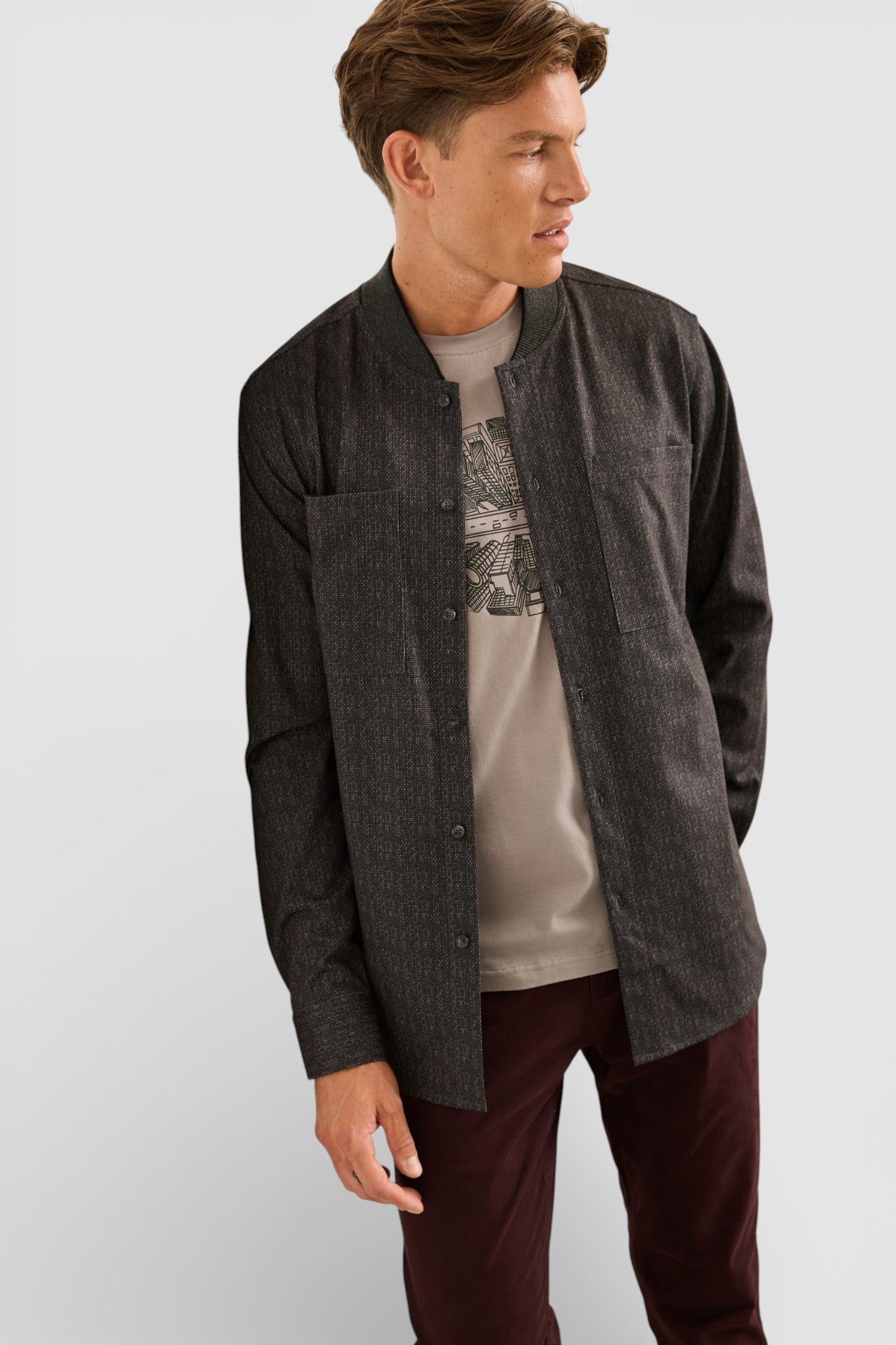 Surchemise coupe Confort à manches longues