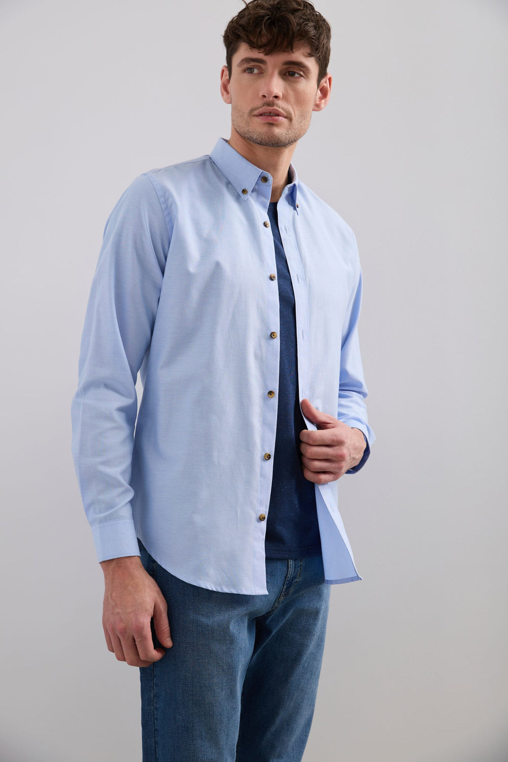 Chemise oxford semi-ajustée